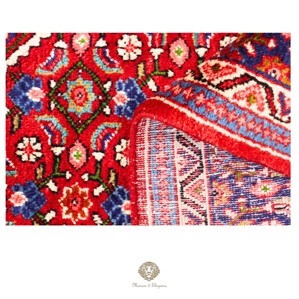 Alfombra Hamedan Lana Centro Geométrico Persa Tradicional | diseño de medallón hecho a mano 274 x 391 cm