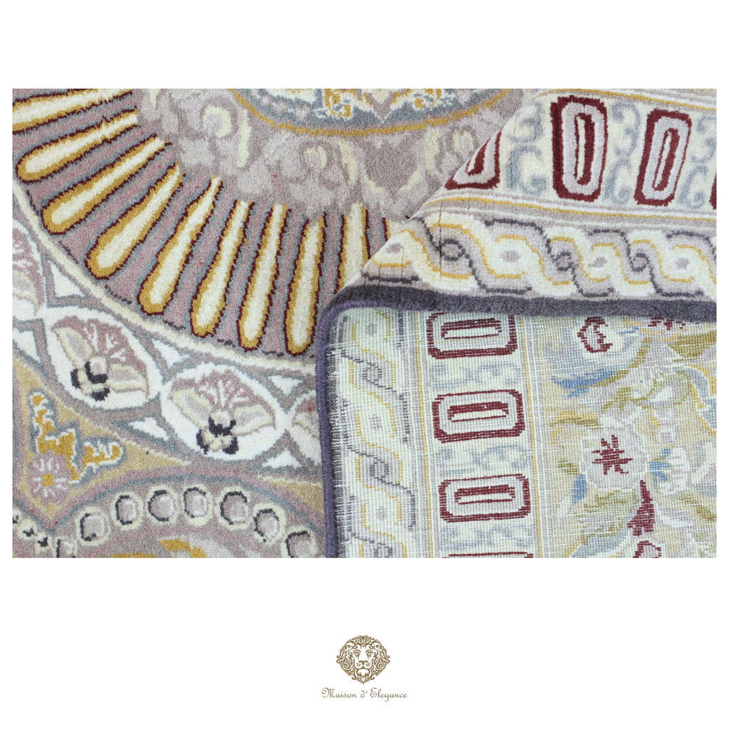 Alfombra Diseño Aubusson Floral Verde Lana Superfina | Imperio Maison Alfombra 180x263 cm