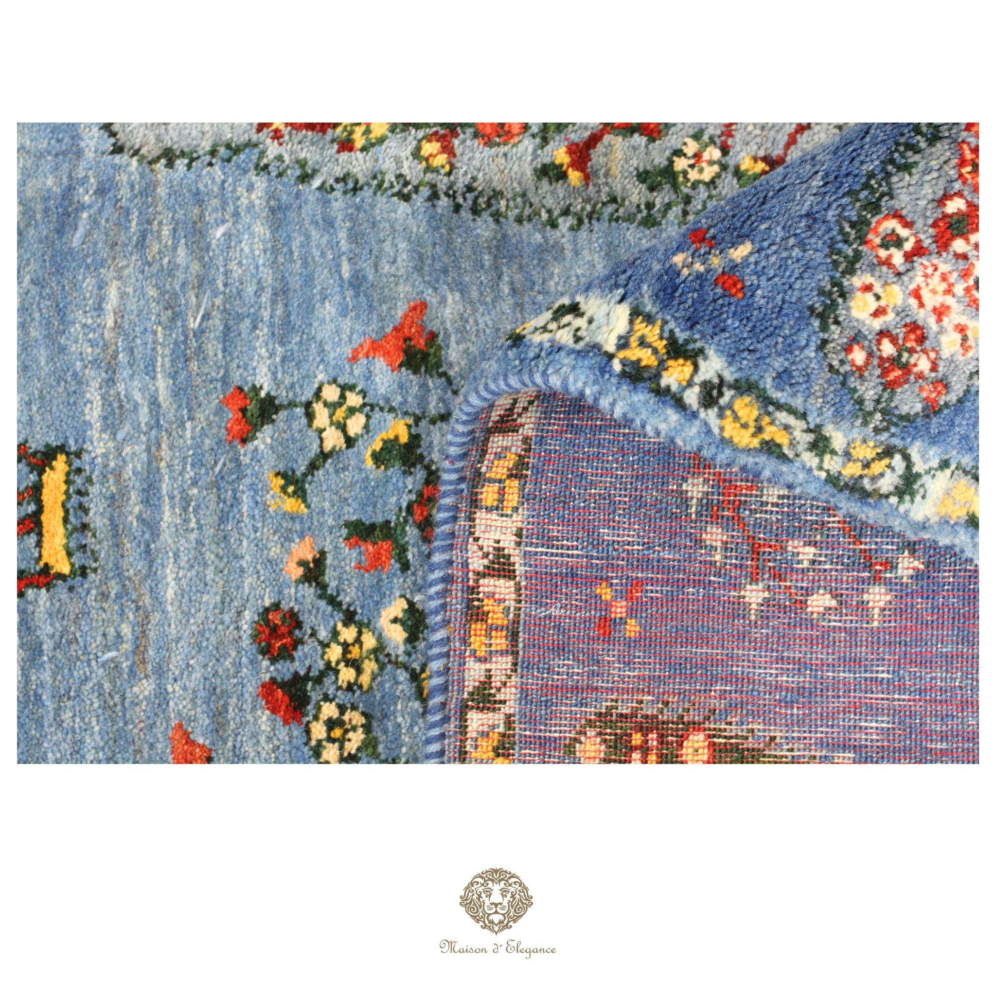 Alfombra persa Trible Fine Kashkuli con tintes naturales | Loribaft de lana hecha a mano 165 x 263 cm