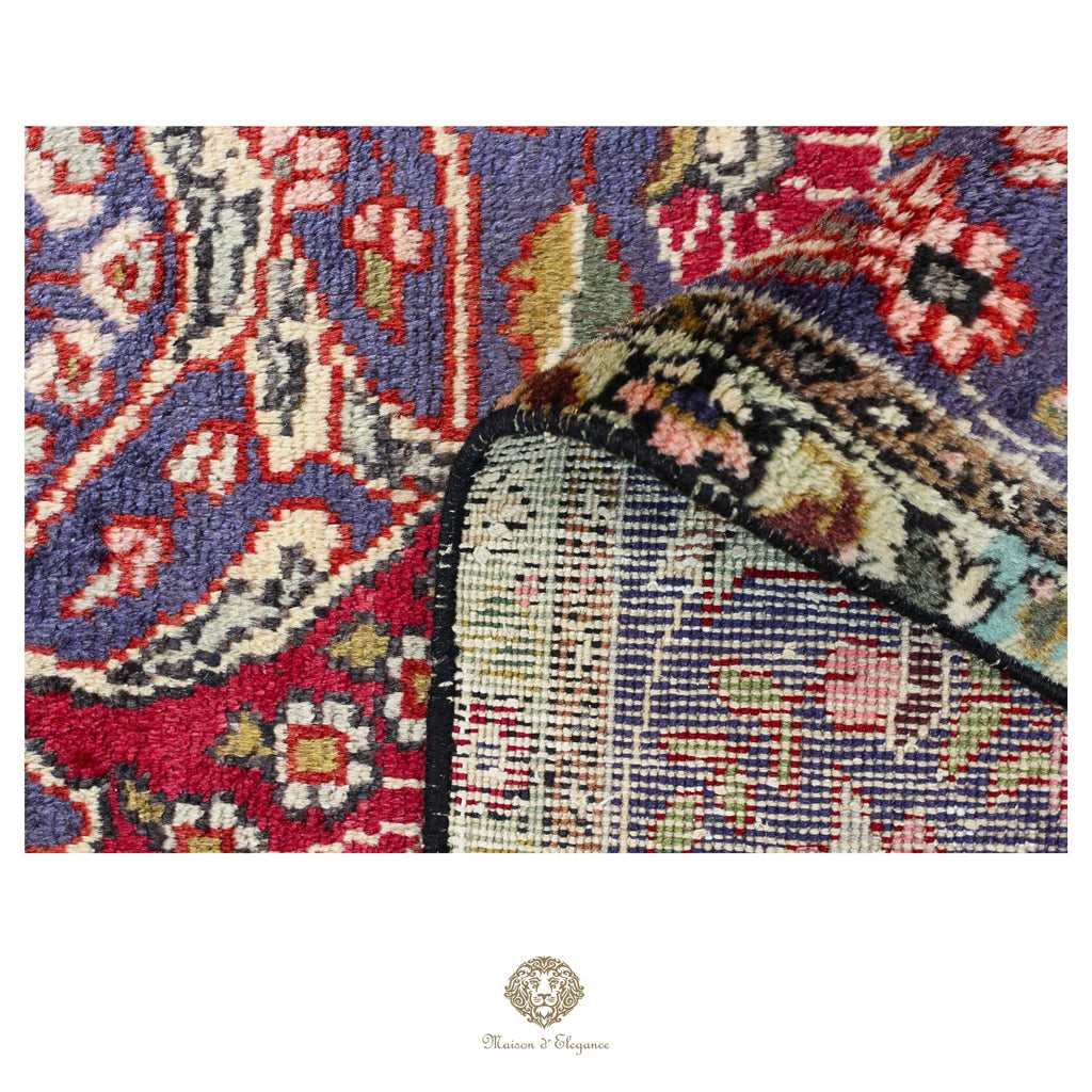 Alfombra persa clásica de lana Tabriz teñida naturalmente | Diseño de medallón hecho a mano 295 x 405 cm