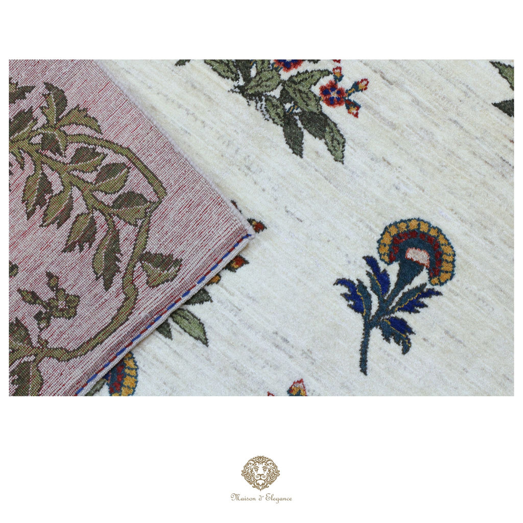 Alfombra persa Trible Fine Kashkuli con tintes naturales | Gabbeh de lana hecha a mano 156 x 197 cm