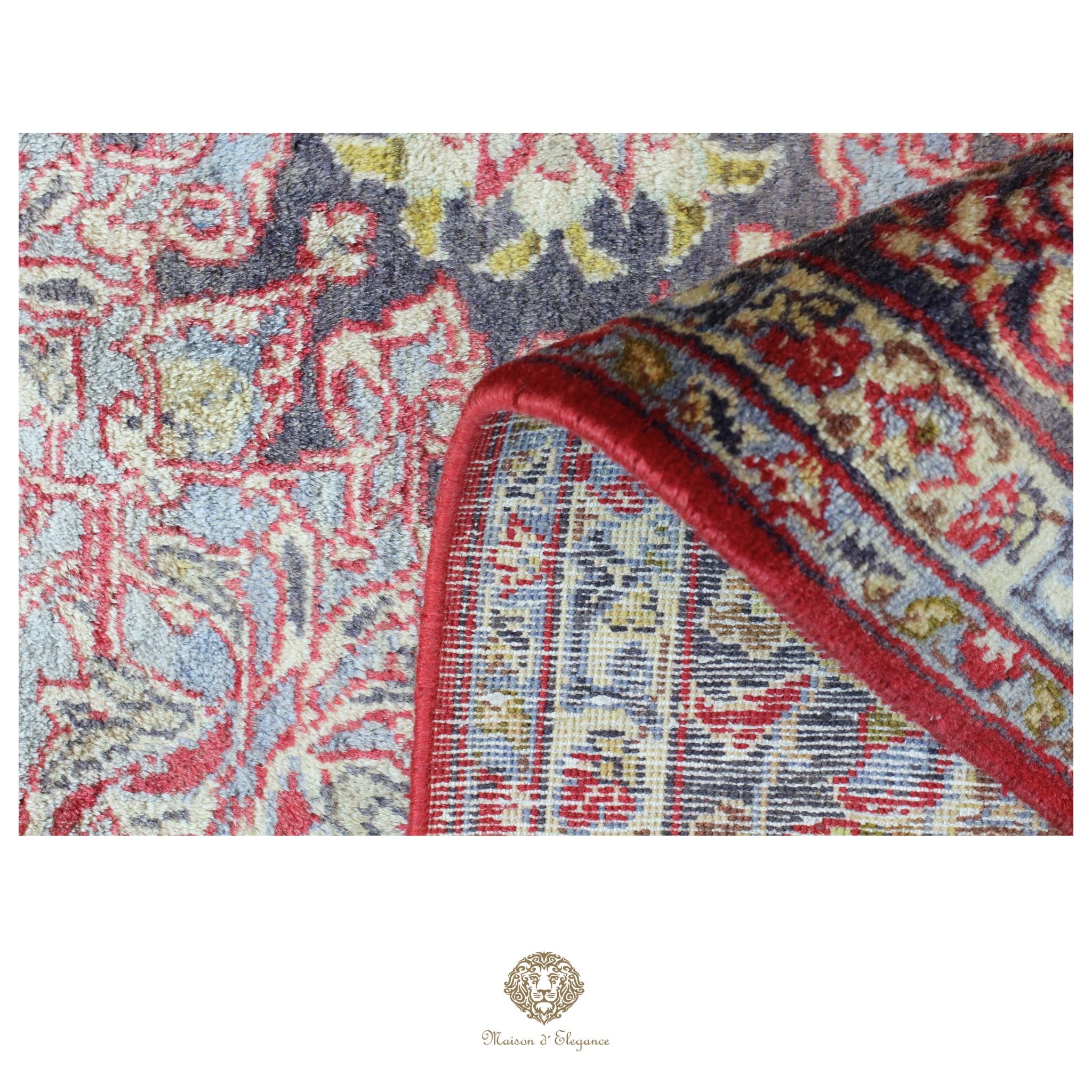 Alfombra Persa Najafabad Lana | Floral Medallón Design  Rojo 230 x 345 cm
