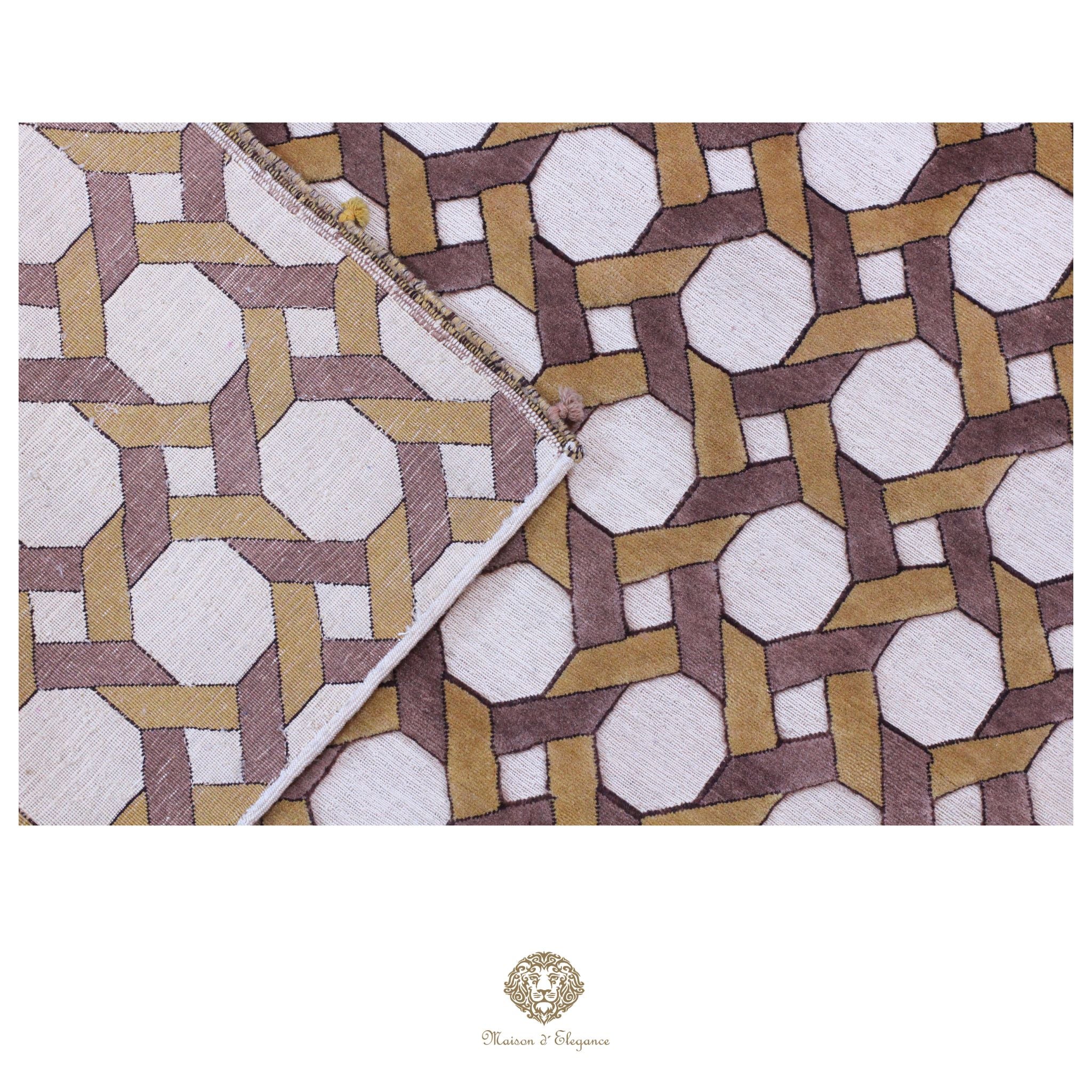 Alfombra persa Trible Fine Kashkuli con tintes naturales | Loribaft de lana hecha a mano 174 x 242 cm