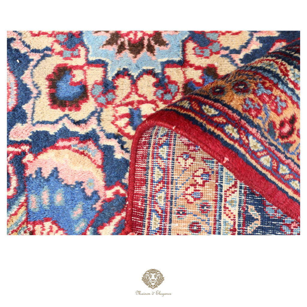 Alfombra Persa Mashhad Lana | Floral Medallón Design  Rojo 244 x 347 cm