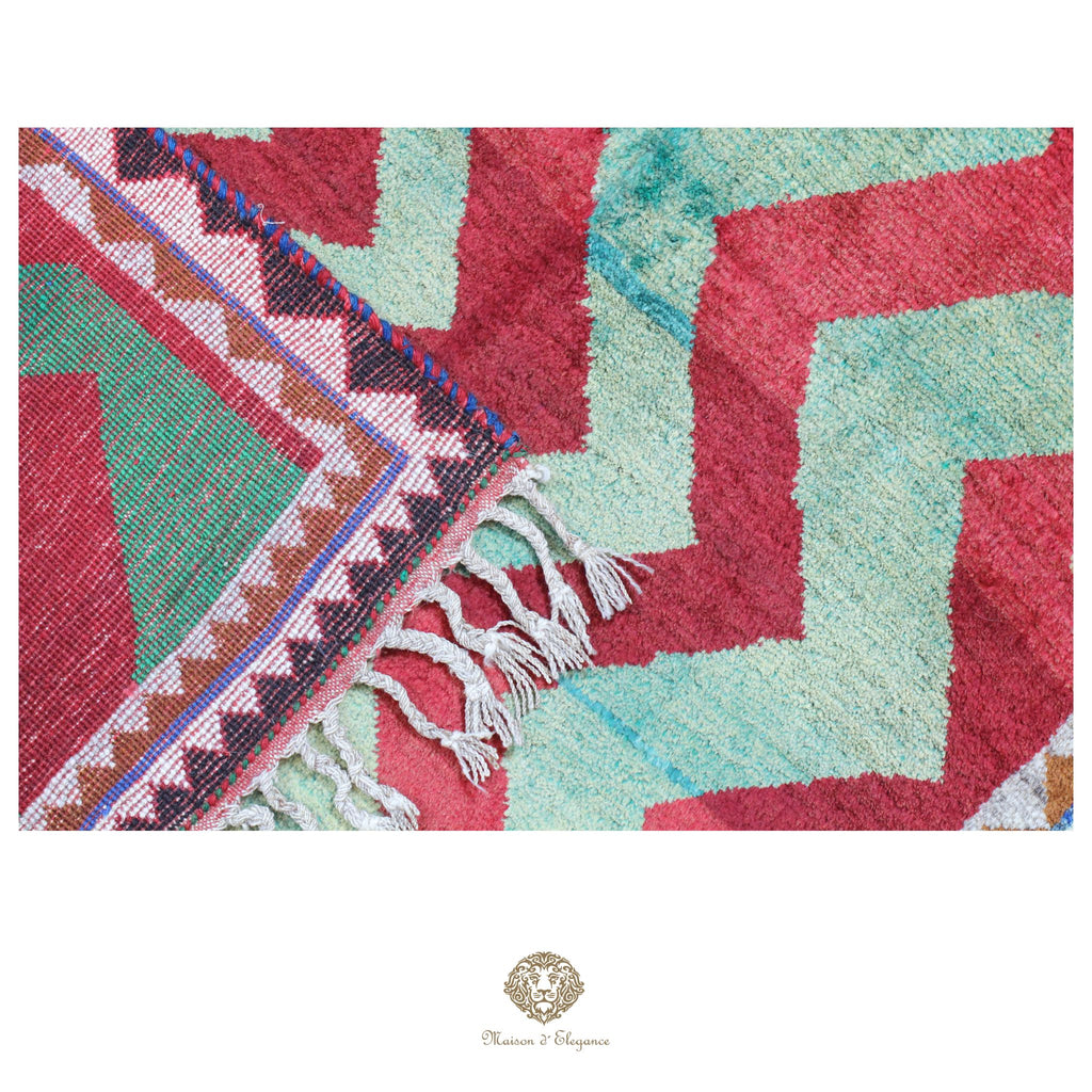Alfombra persa Kashkuli Loribaft teñida con tintes naturales | Gabbeh de lana hecha a mano 100 x 203 cm