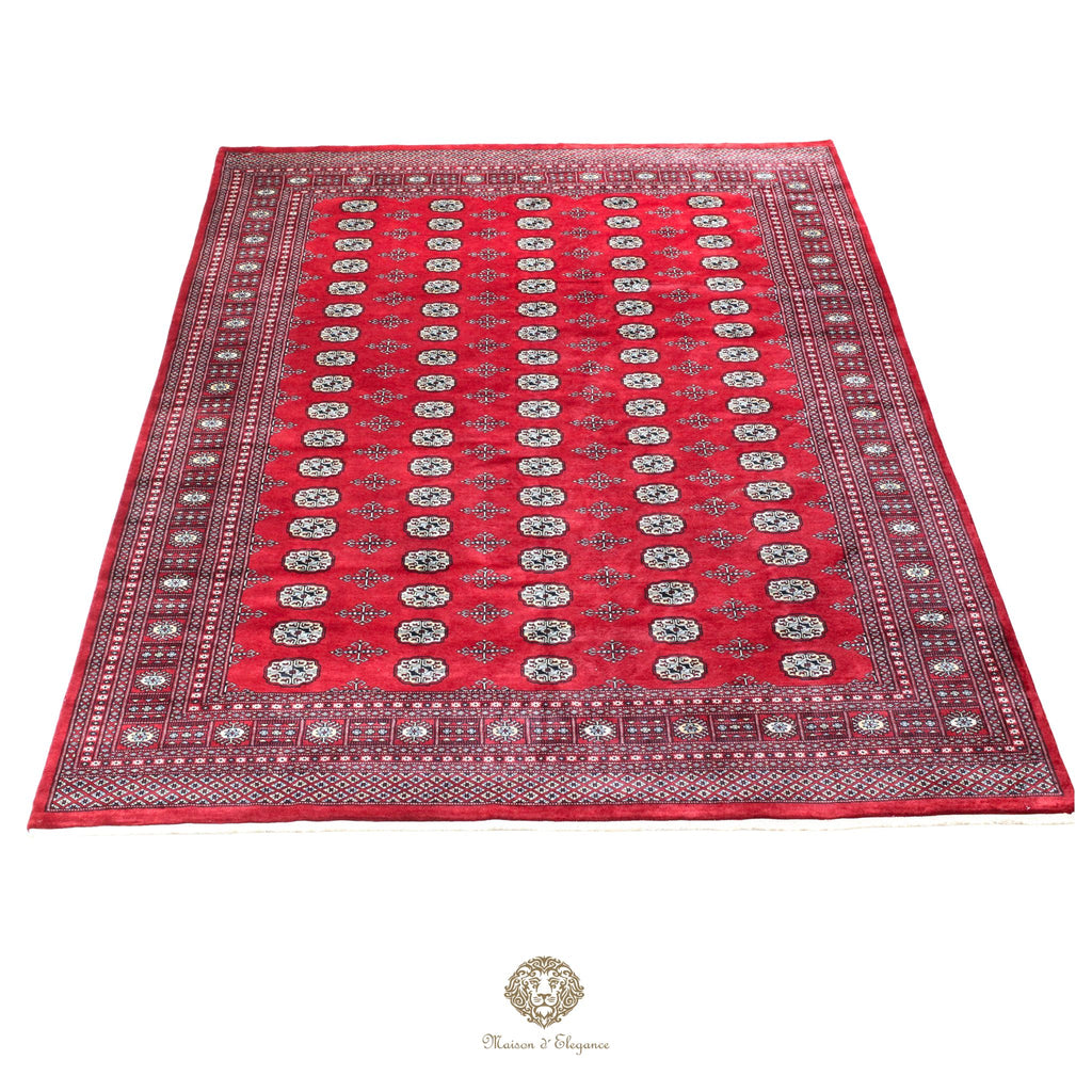 Alfombra de lana Jaldar Bukhara de colores intensos con diseño geométrico | Tradicional 242x340 cm