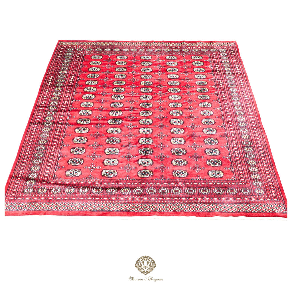 Alfombra de lana Jaldar Bukhara de colores intensos con diseño geométrico | Tradicional 246x314 cm