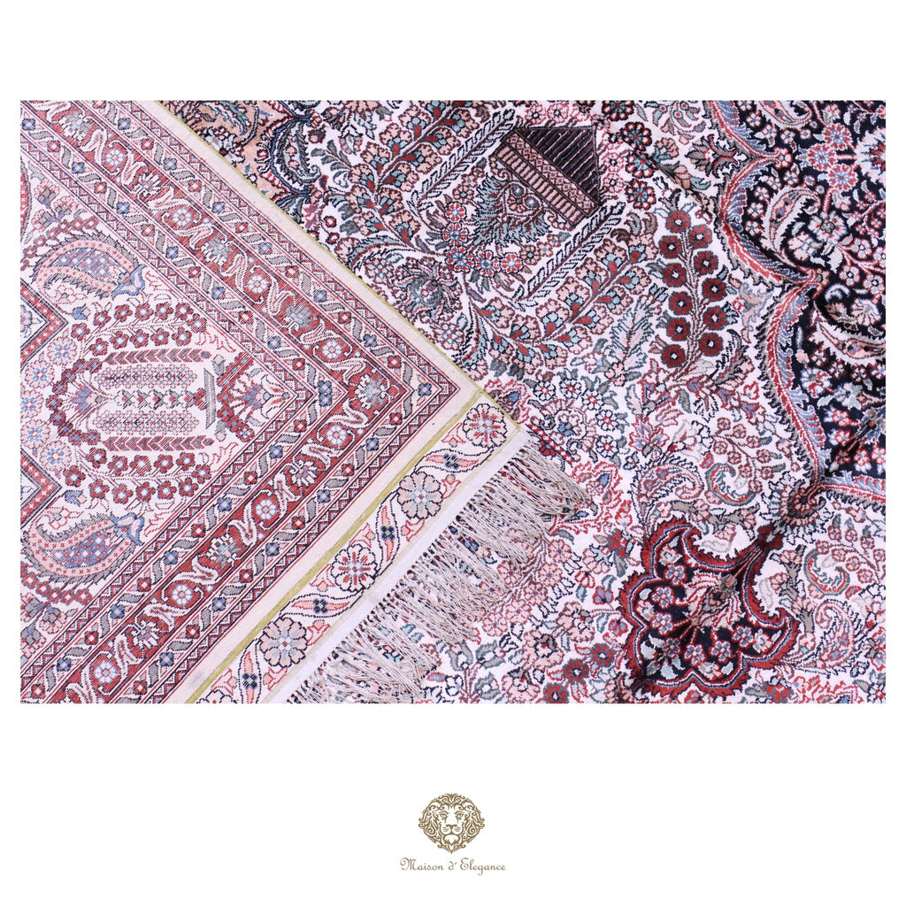 Alfombra china de seda de alta gama, exclusiva, hecha a mano | obra maestra, 310 x 440 cm