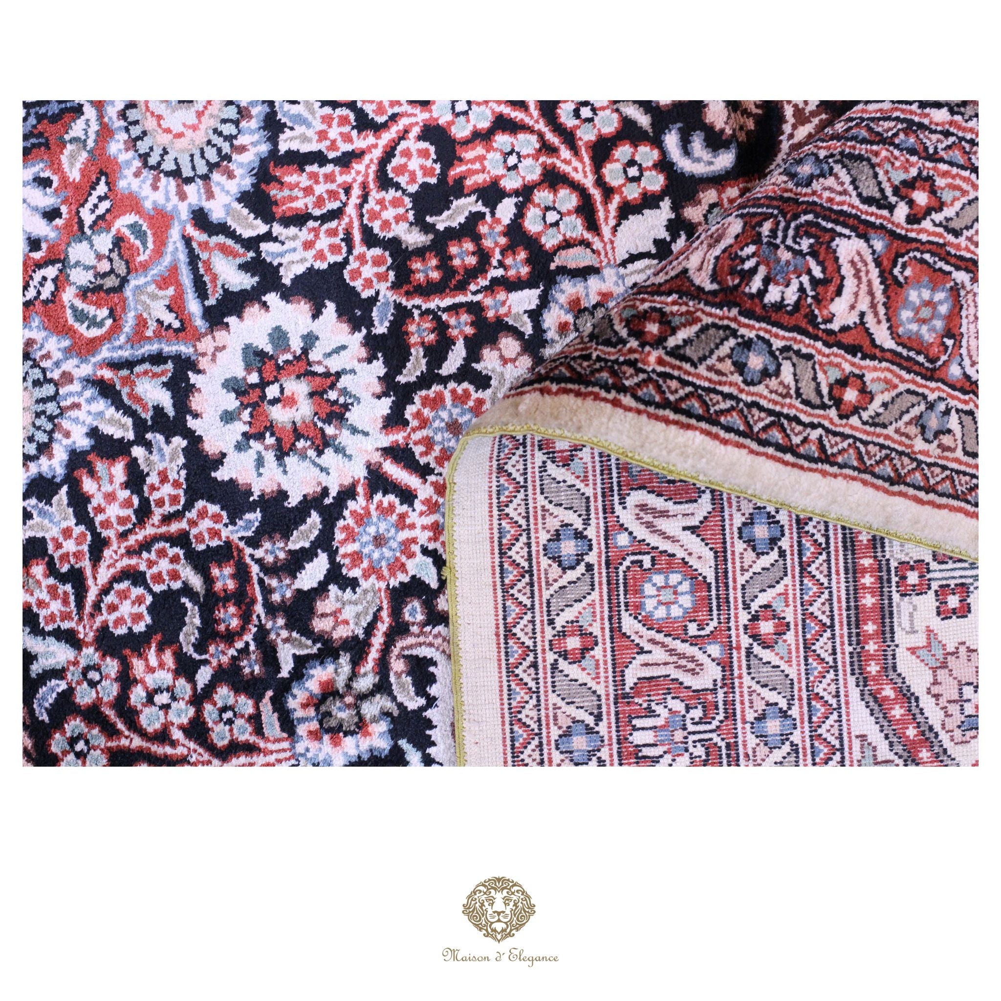 Alfombra china de seda de alta gama, exclusiva, hecha a mano | obra maestra, 310 x 440 cm