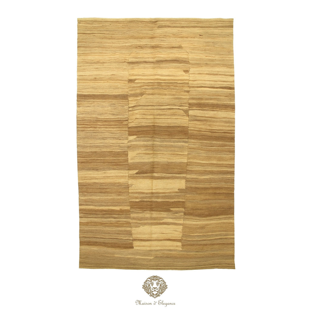 Maison d'Elegance Persian Wool Kilim Artisan Crafted with Naturally Dyed Vibrant Tones