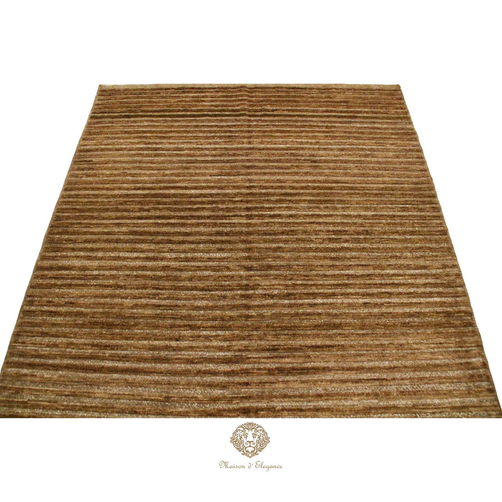Brown textured rug on a brown  background