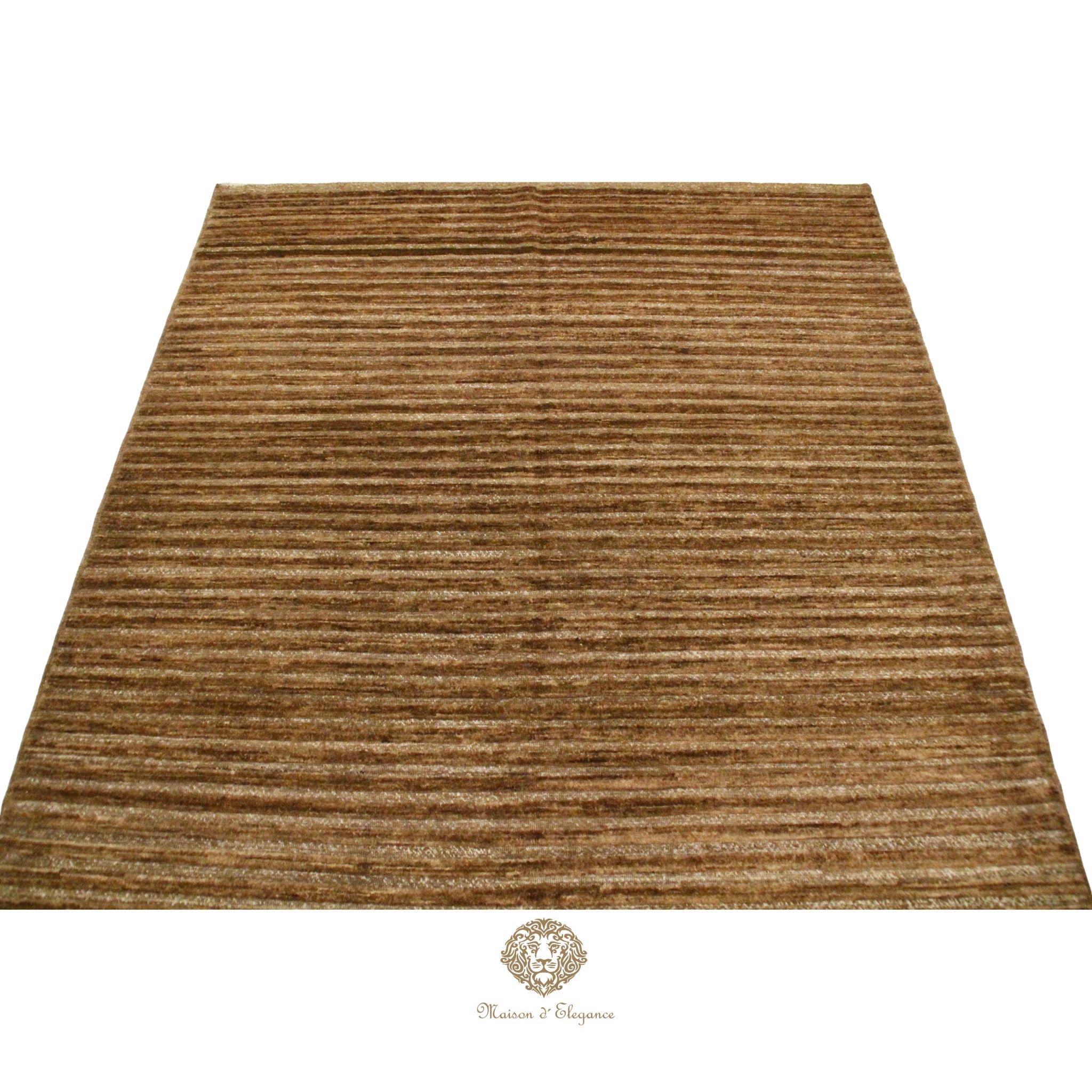 Brown textured rug on a brown  background