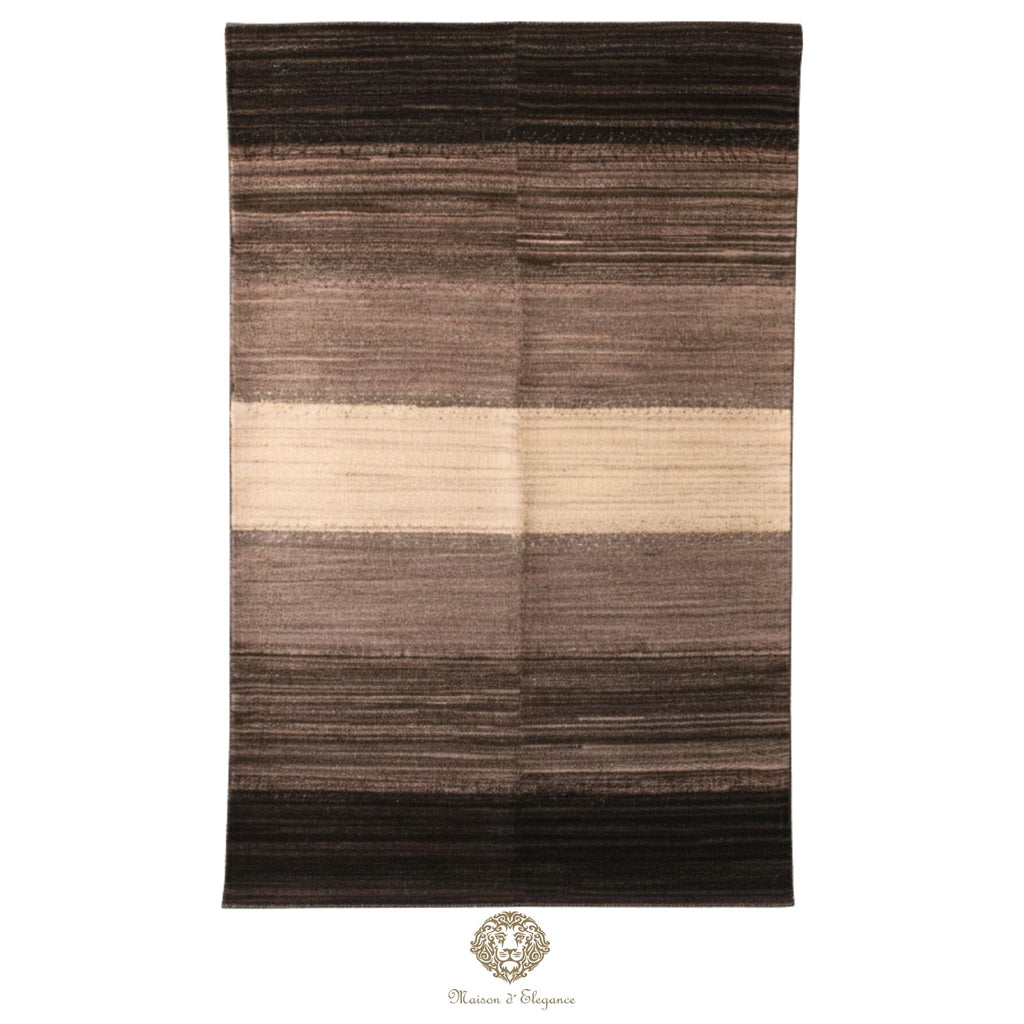 Alfombra Gabbeh Lana Rayas Degradación de Colores 242 X 153 cm