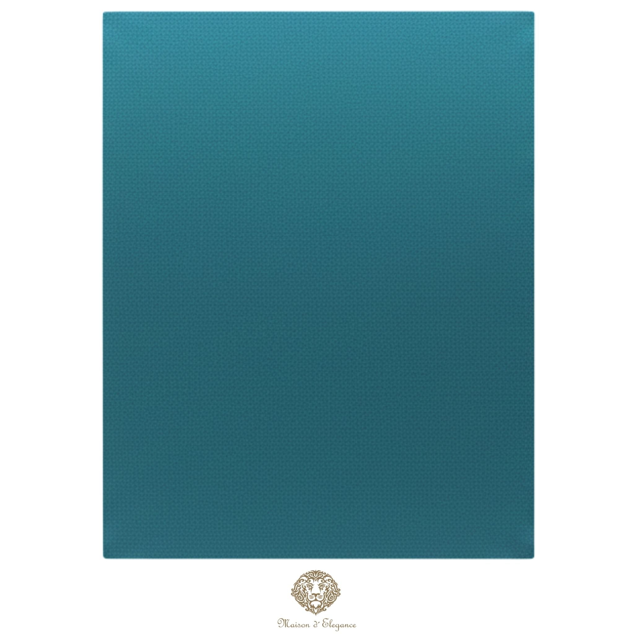 Alfombra Nemoh Refreshed Turquesa Intenso Lana 235 x 225 cm