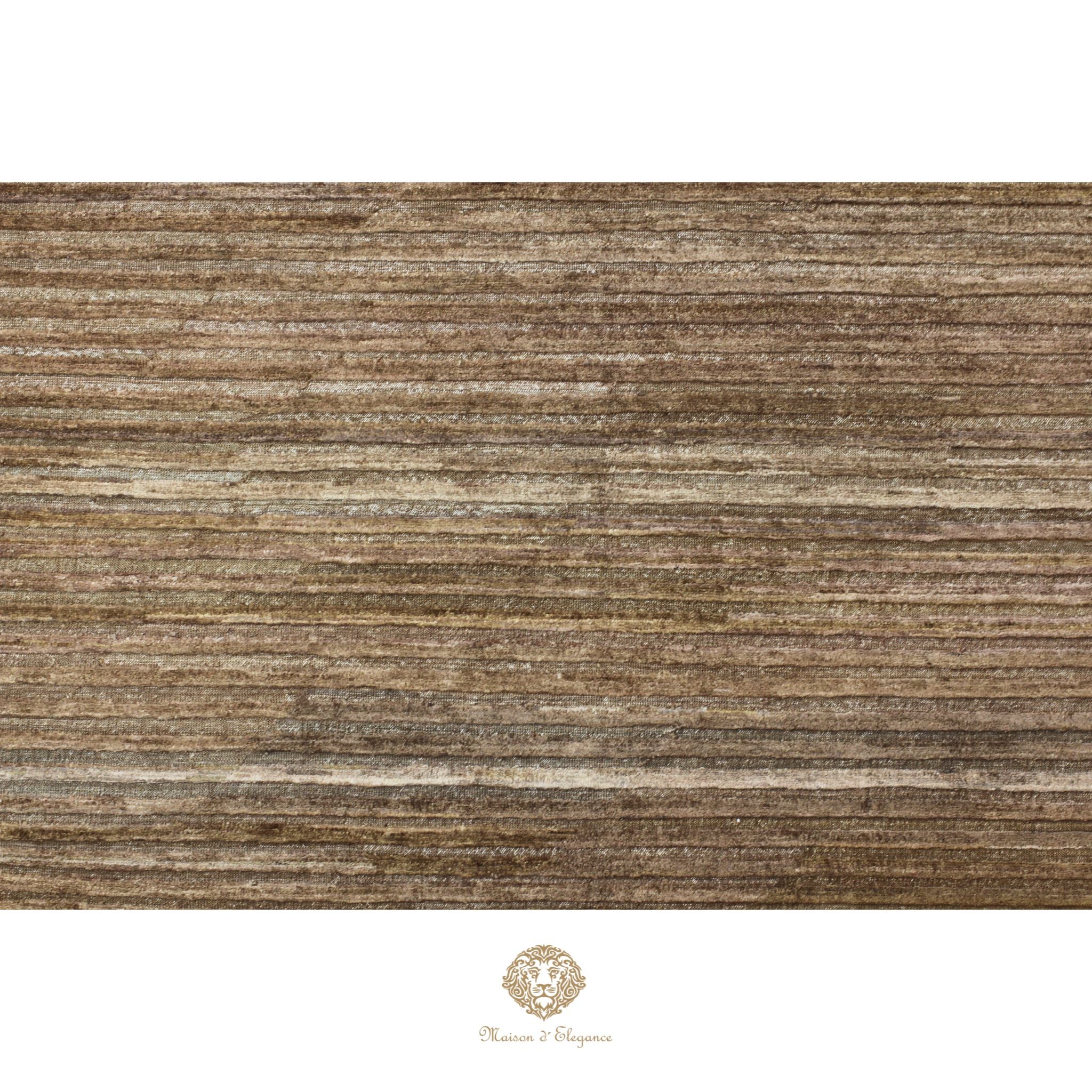 Alfombra Moderna Neutra Lana Rayas - Hecha a Mano 290 x 198 cm