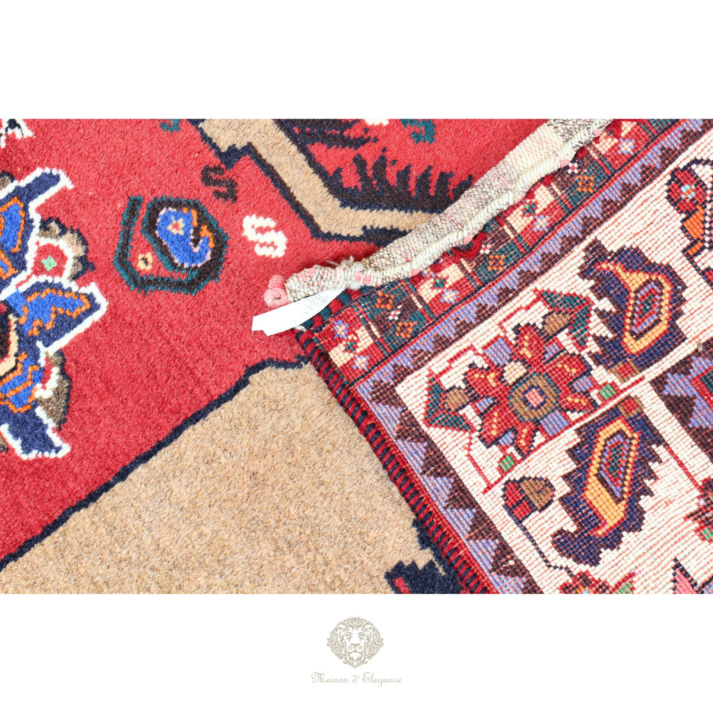 Alfombra Gabbeh Artesanal Diseño León - Hecha a Mano 174 x 116 cm