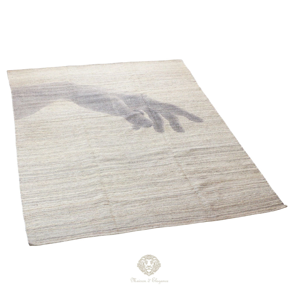 Kilim Persa Avangard Contemporáneo de Lana 268x202 cm | Diseño Pictórico