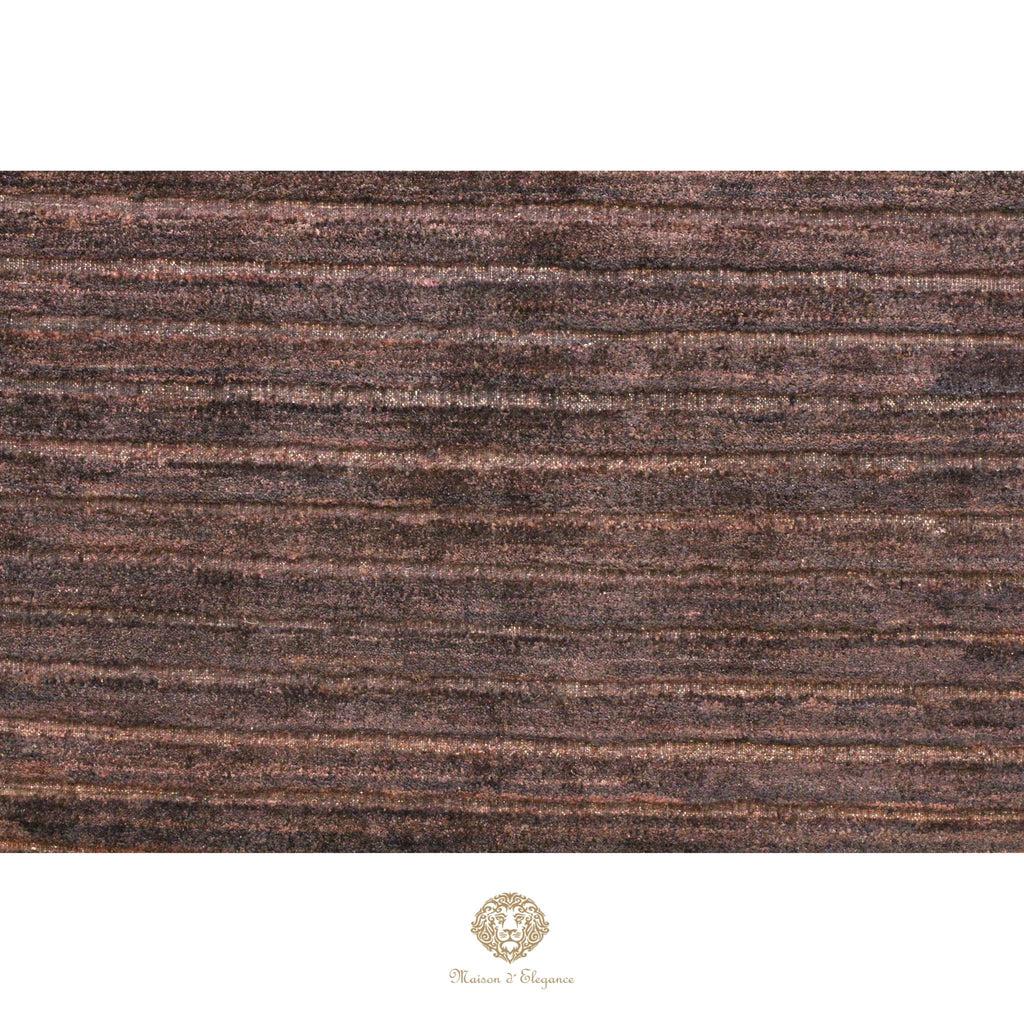 Alfombra Moderna Oscura Lana Rayas | Hecha a Mano 293 x 219 cm