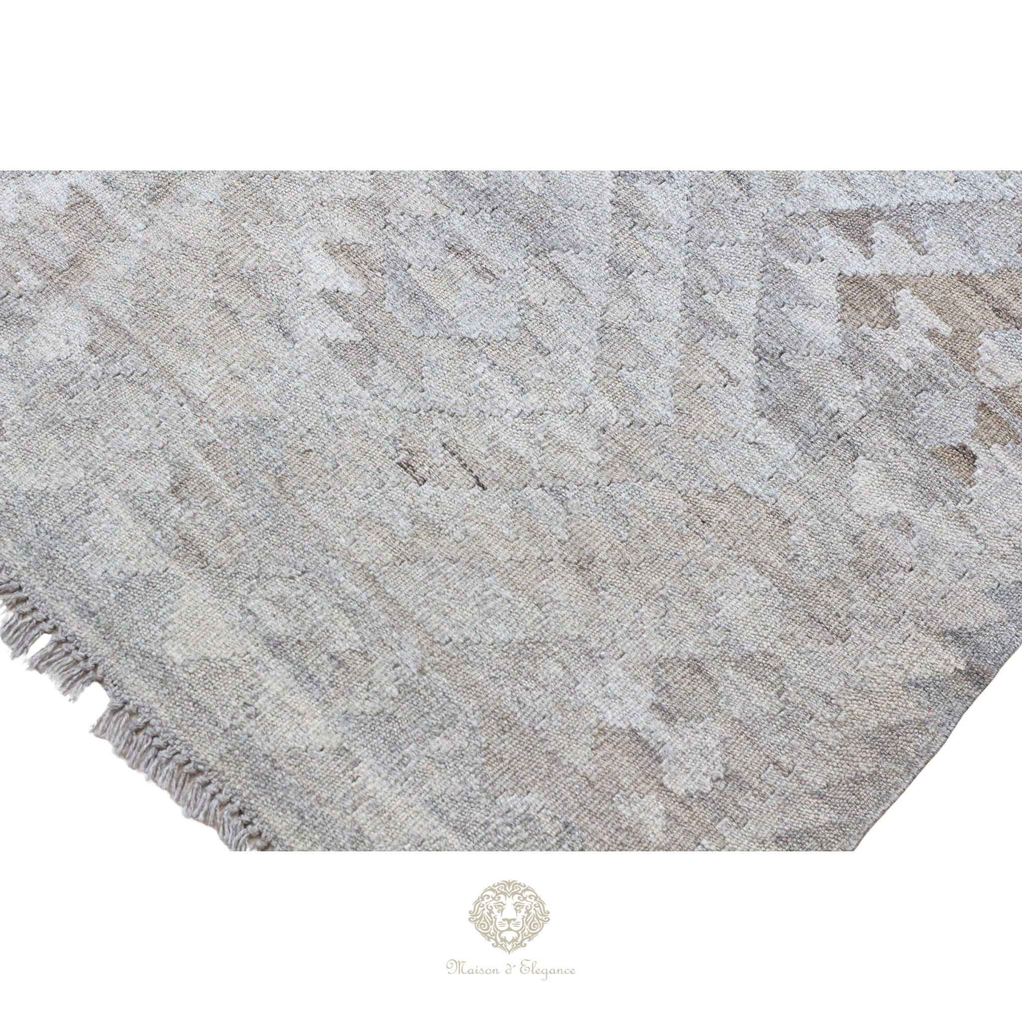 Alfombra Kilim Transicional Lana Geométrica 200 x 130 cm - Tintes Naturales