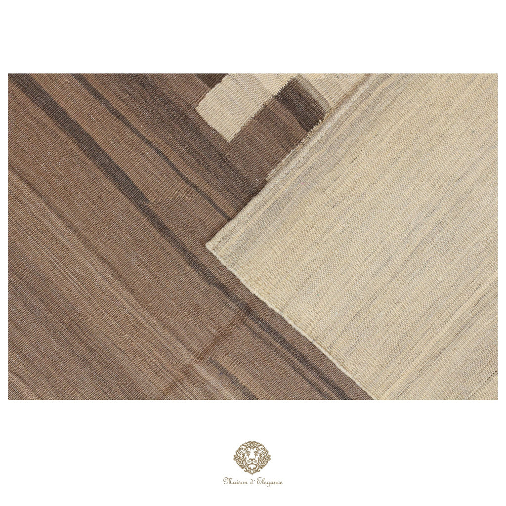 Kilim Persa Exclusivo Lana moderno | Diseño Contemporáneo Teñido Natural 172x236 cm