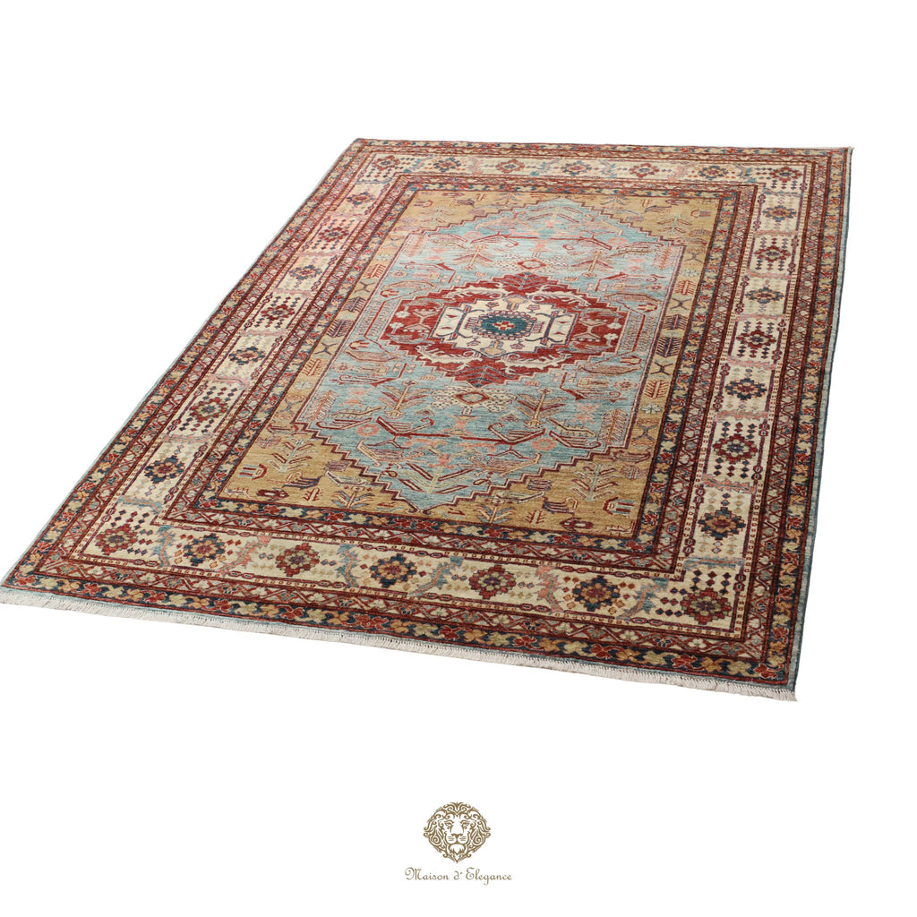 Kasak Fine Wool Rug Medallion Classic Design | Hand-knotted  239 x 335 cm