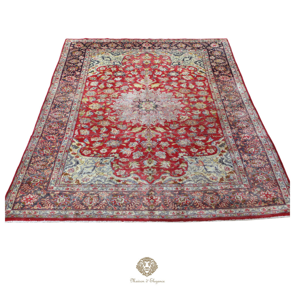 Alfombra Persa Najafabad Lana | Floral Medallón Design  Rojo 230 x 345 cm