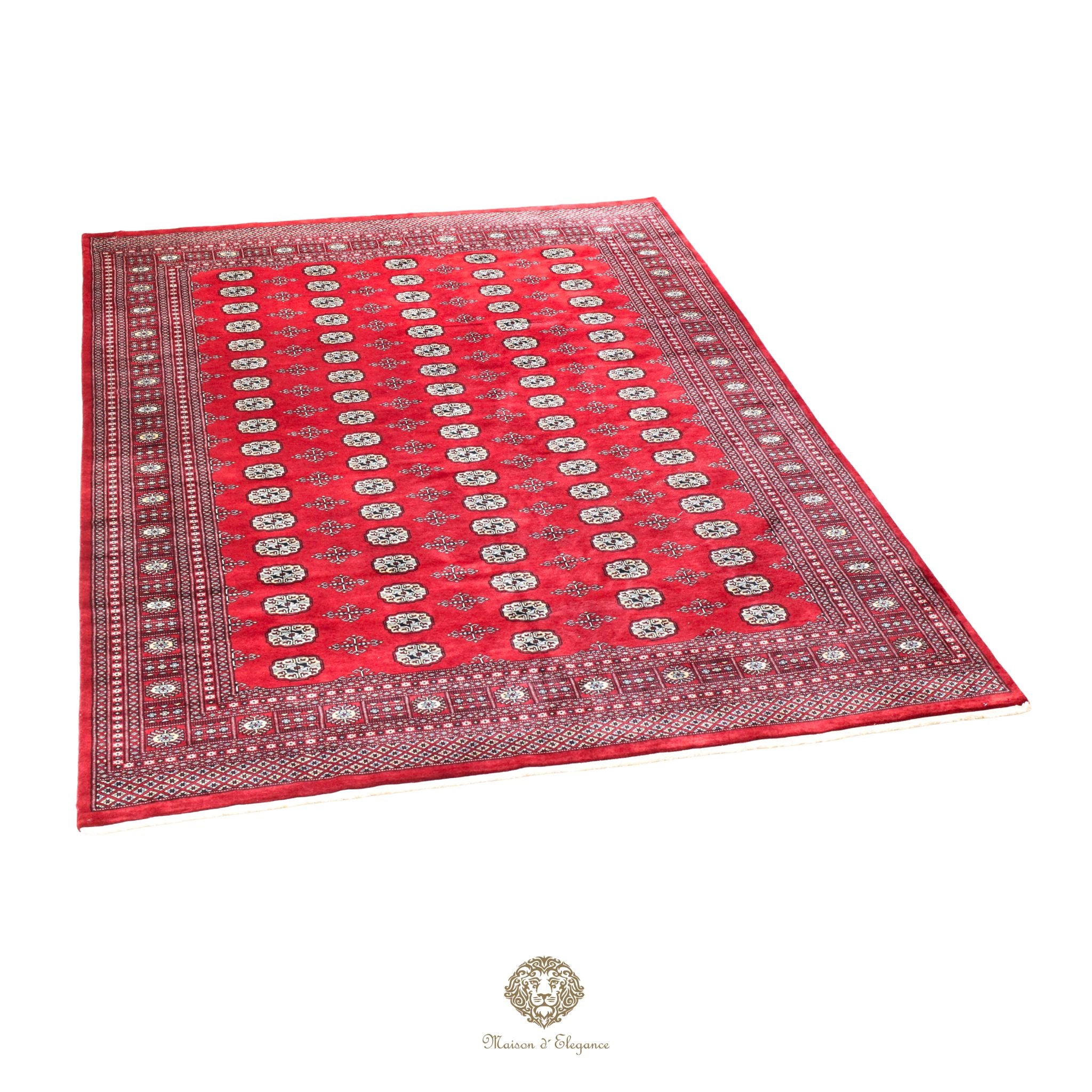 Alfombra de lana Jaldar Bukhara de colores intensos con diseño geométrico | Tradicional 242x340 cm