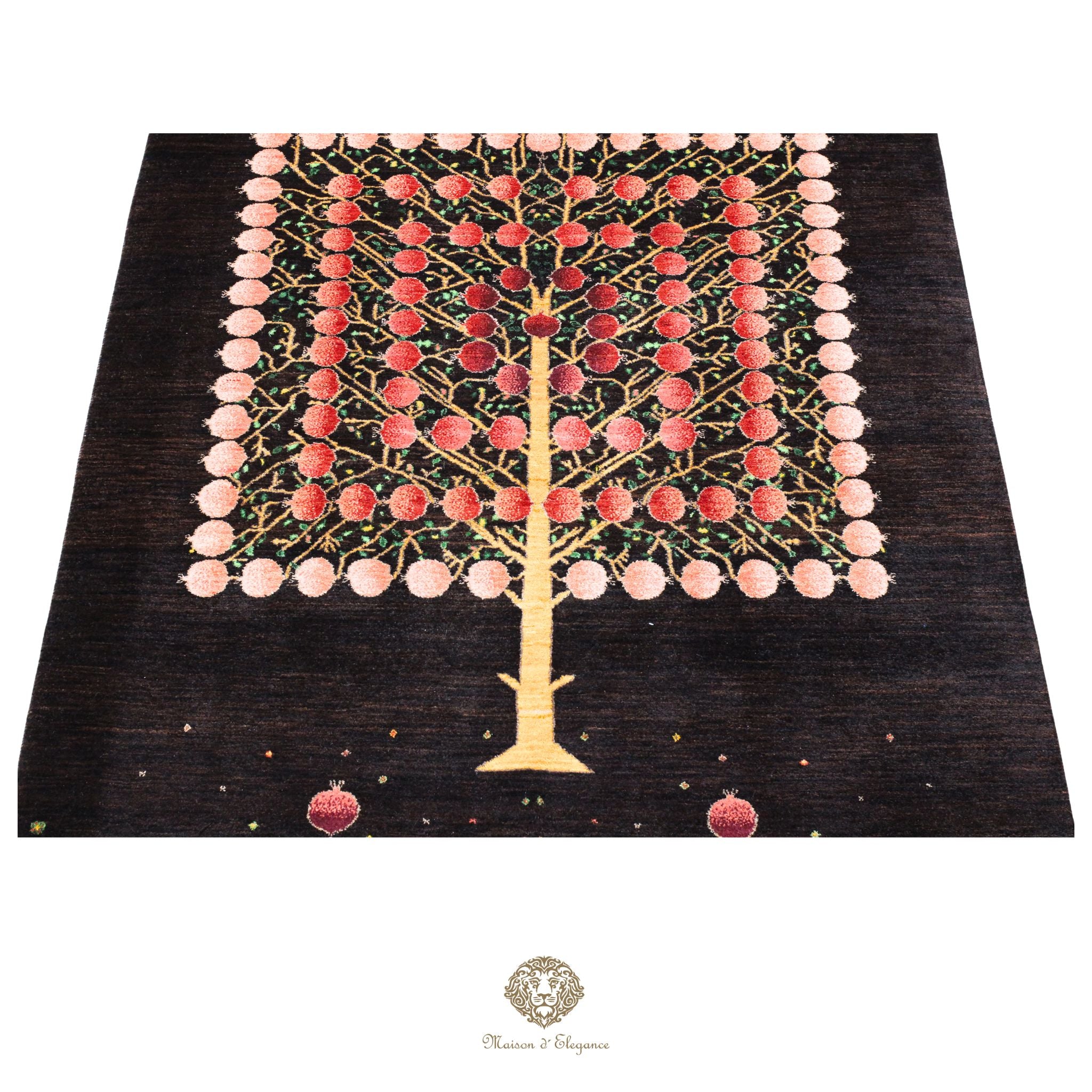 Alfombra persa Trible Fine Kashkuli con tintes naturales | Loribaft de lana hecha a mano 169 x 246 cm
