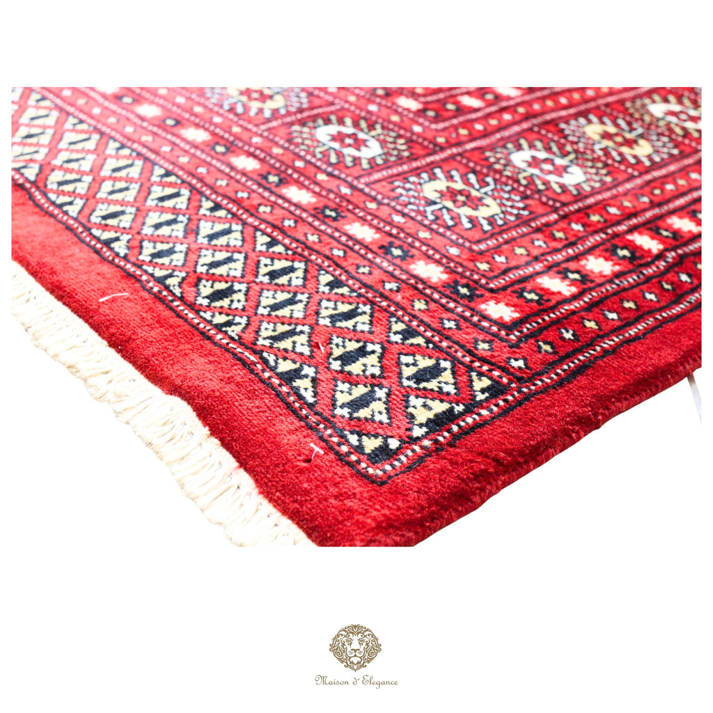 Alfombra de lana Jaldar Bukhara de colores intensos con diseño geométrico | Tradicional 246x314 cm
