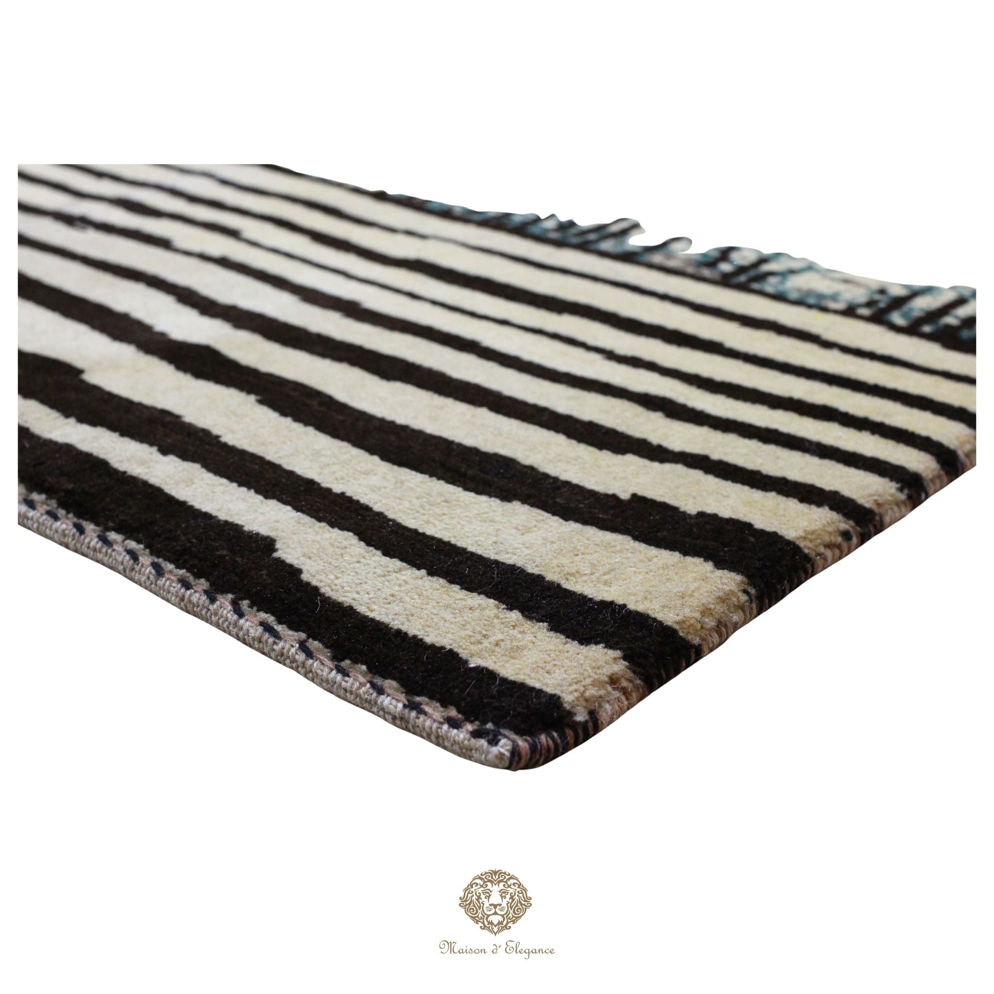 Alfombra persa Kashkuli blanca tribal naturale color | Gabbeh de lana hecha a mano 119 x 180 cm