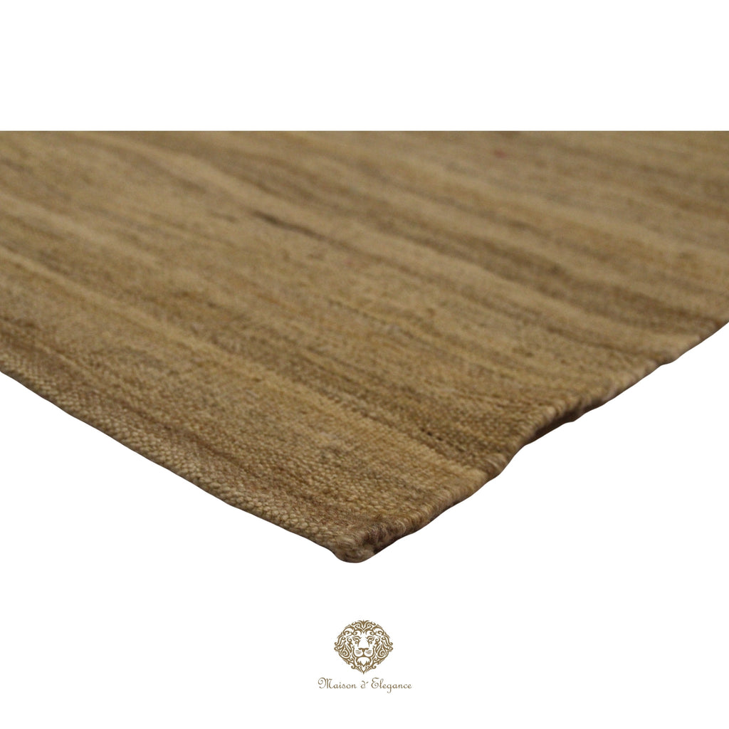 Maison d'Elegance Persian Wool Kilim Artisan Crafted with Naturally Dyed Vibrant Tones