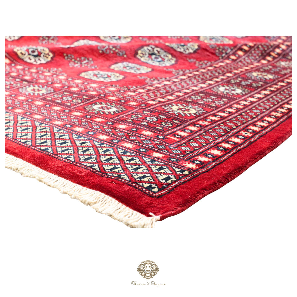 Alfombra de lana Jaldar Bukhara de colores intensos con diseño geométrico | Tradicional 278x370 cm