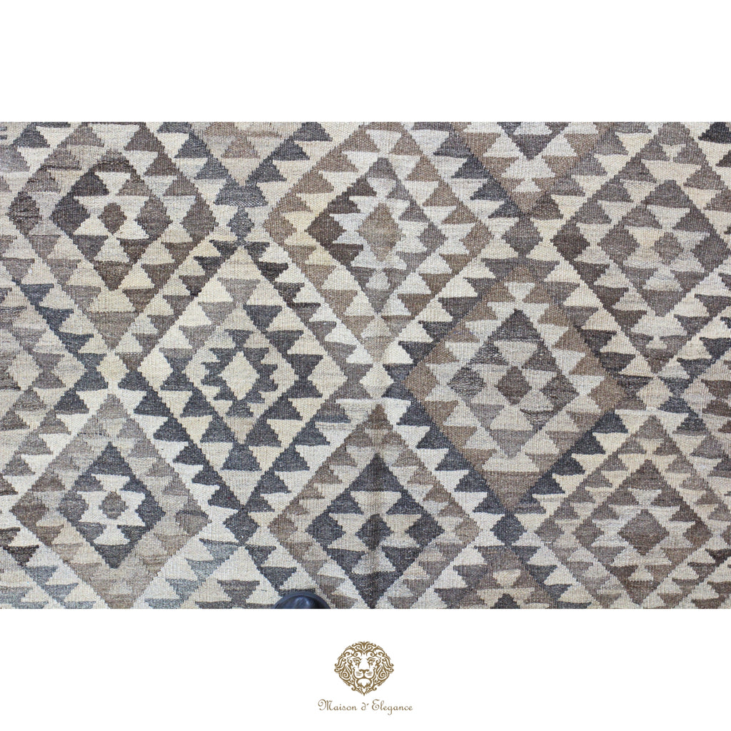 Alfombra Kilim Transicional Lana Geométrica 179x240 cm - Tintes Naturales