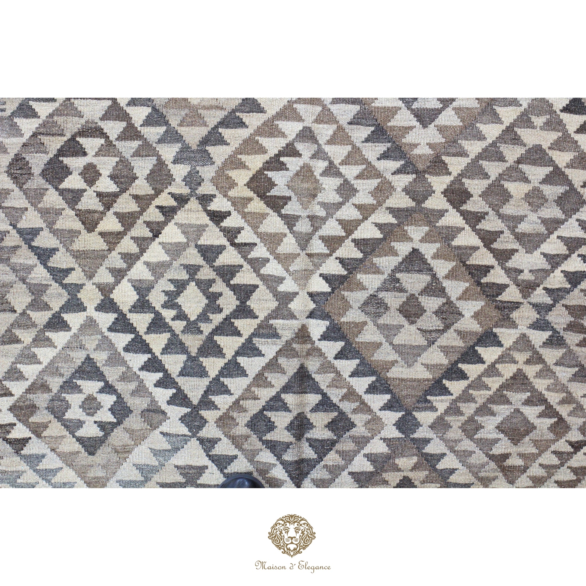 Alfombra Kilim Transicional Lana Geométrica 179x240 cm - Tintes Naturales