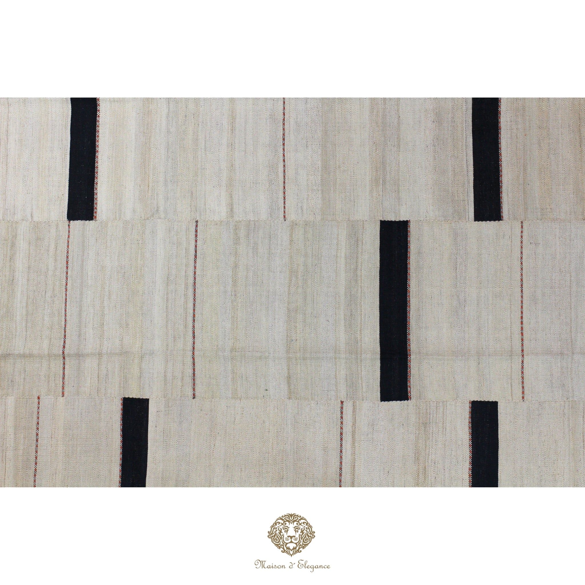 Kilim Persa Exclusivo Lana 201x273 cm | Diseño Contemporáneo Teñido Natural