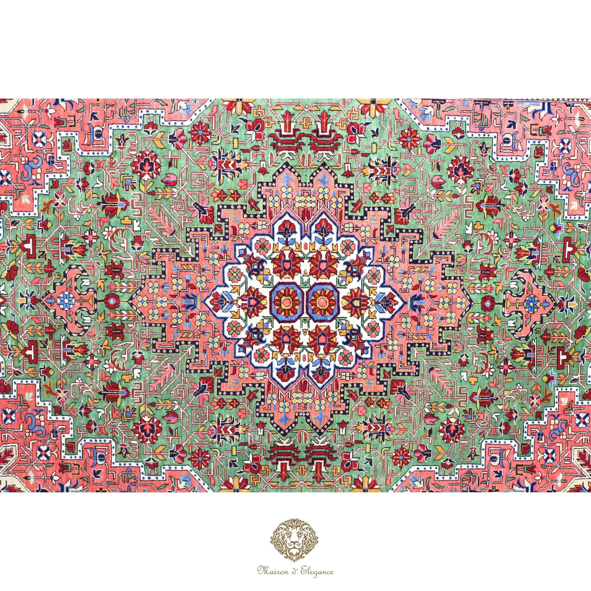 Alfombra persa exclusiva de seda pura, anudada a mano, teñida de forma natural, obra maestra de alta gama, firmada, 101 x 155 cm