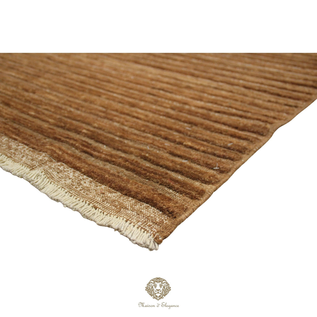 Brown textured rug relief 