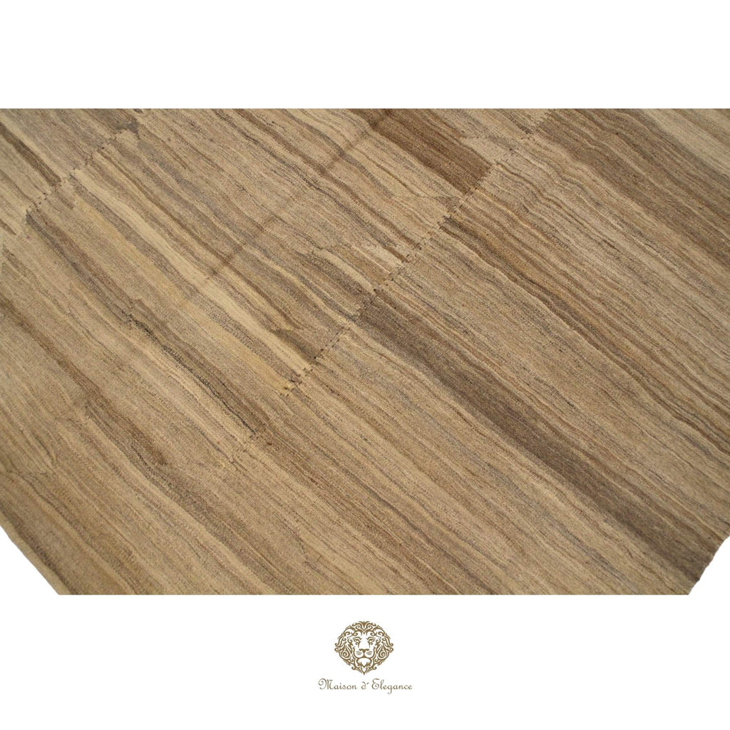 Maison d'Elegance Persian Wool Kilim Artisan Crafted with Naturally Dyed Vibrant Tones