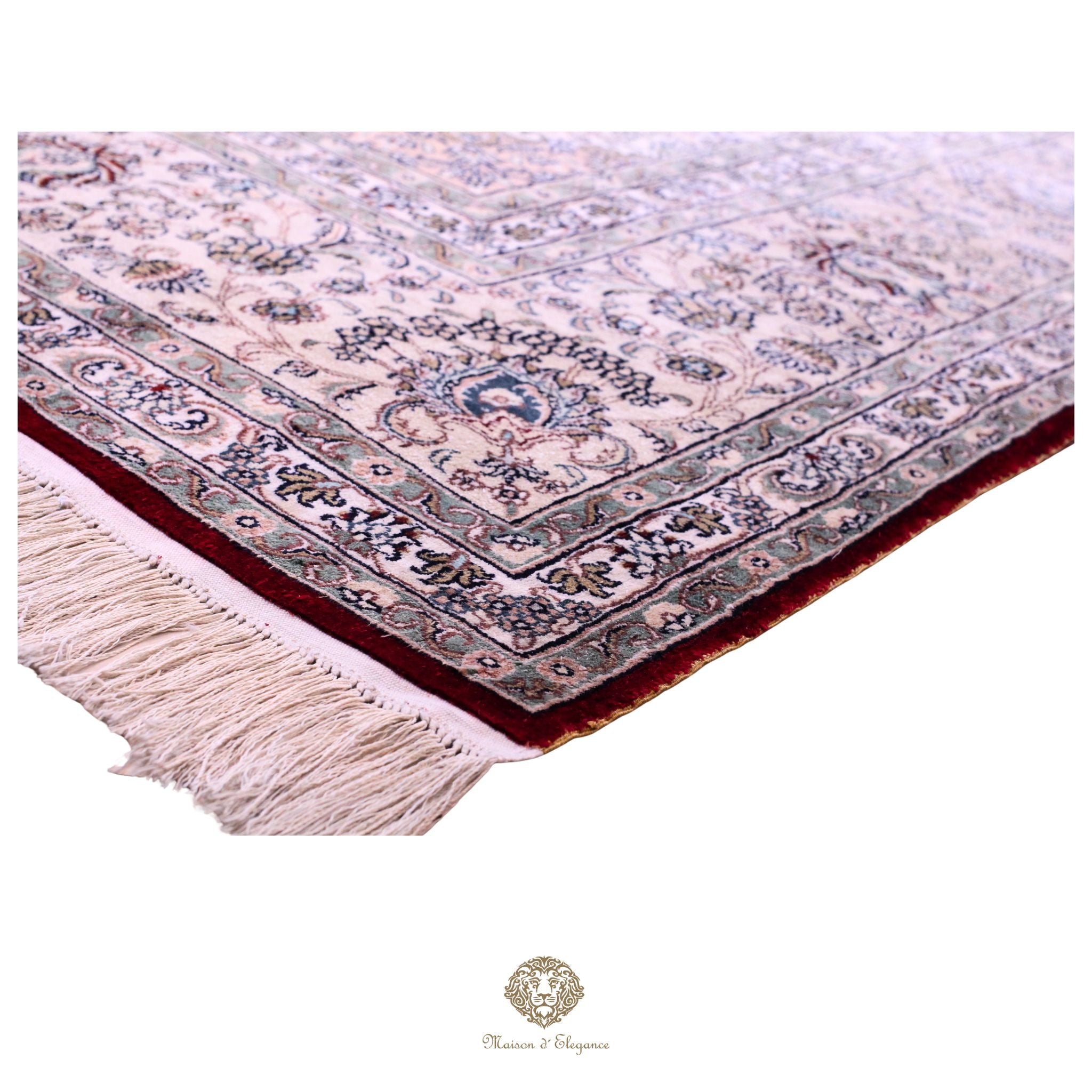 Alfombra china de seda de alta gama, exclusiva, hecha a mano | obra maestra, 314 x 443 cm