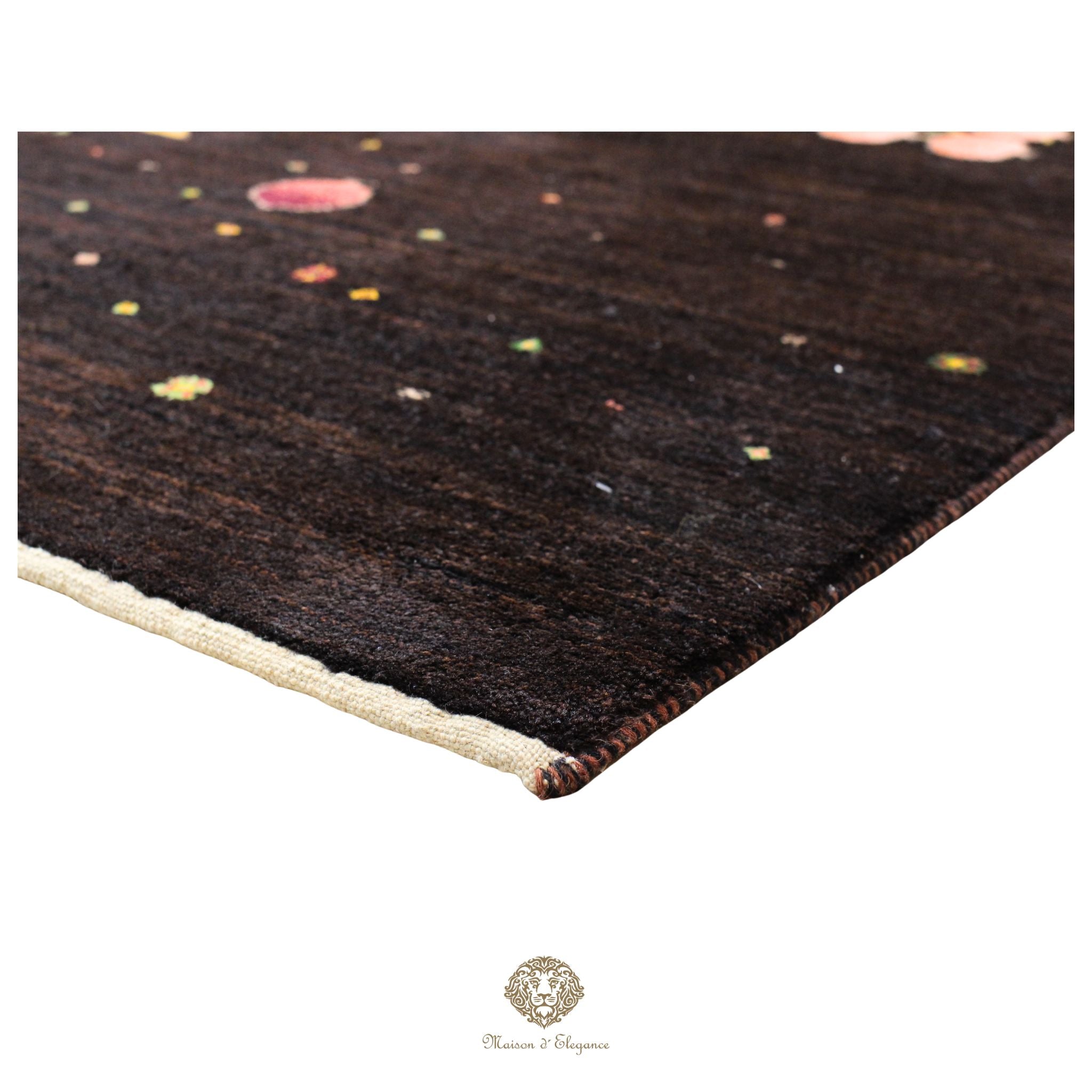 Alfombra persa Trible Fine Kashkuli con tintes naturales | Loribaft de lana hecha a mano 169 x 246 cm