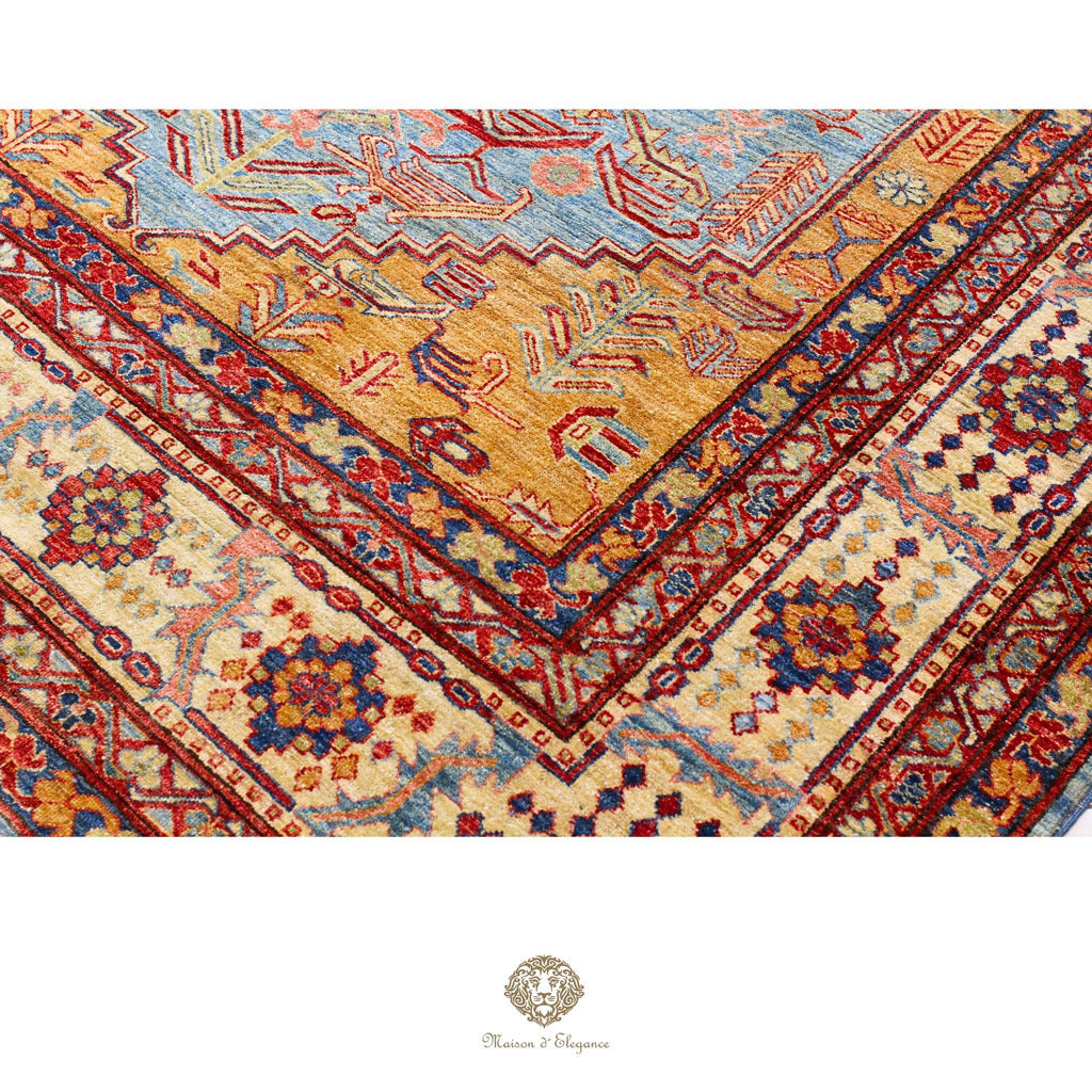 Kasak Fine Wool Rug Medallion Classic Design | Hand-knotted  239 x 335 cm