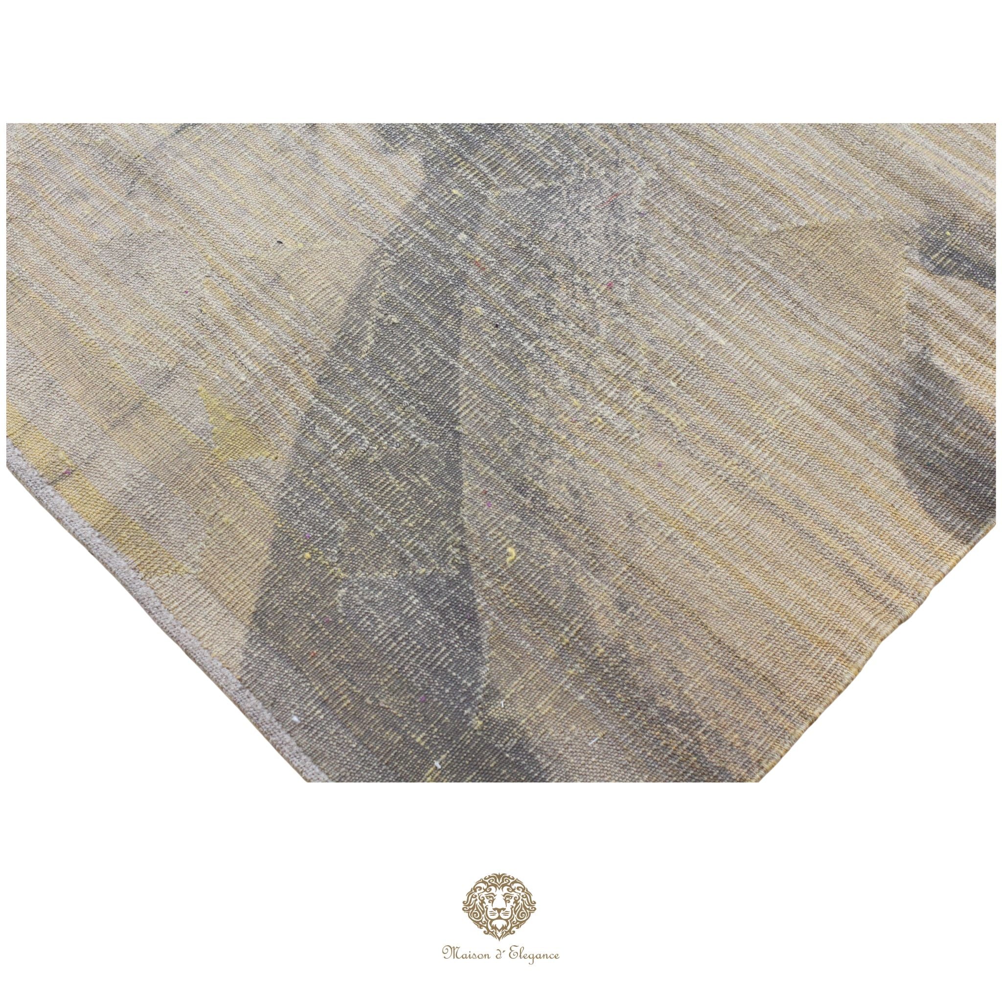 Kilim Persa Avangard Contemporáneo de Lana 169x240 cm | Diseño Pictórico | Maison Alfombra