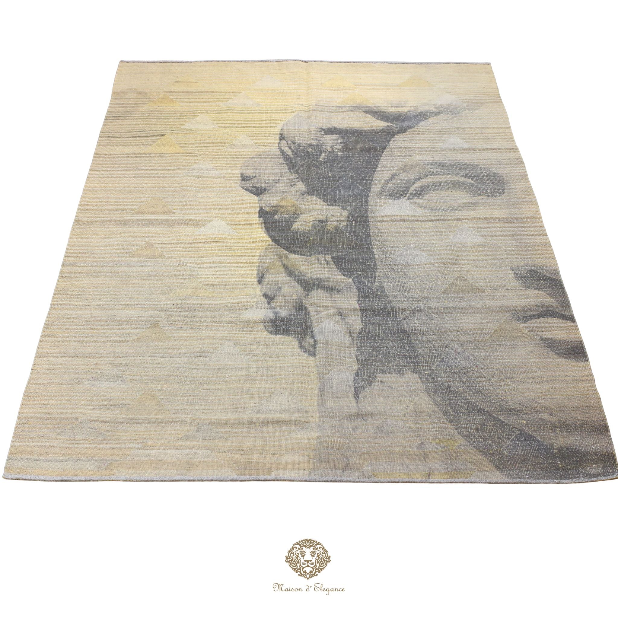 Kilim Persa Avangard Contemporáneo de Lana 169x240 cm | Diseño Pictórico | Maison Alfombra