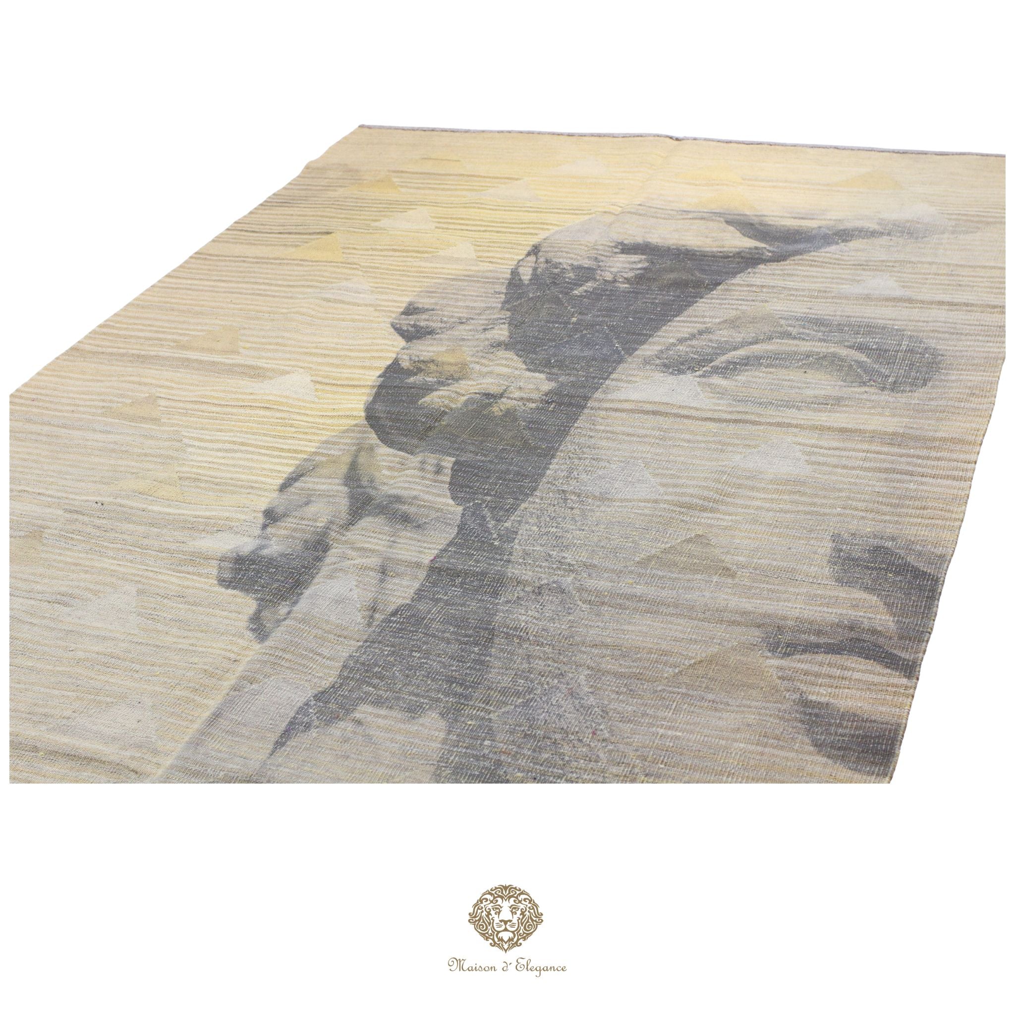 Kilim Persa Avangard Contemporáneo de Lana 169x240 cm | Diseño Pictórico | Maison Alfombra