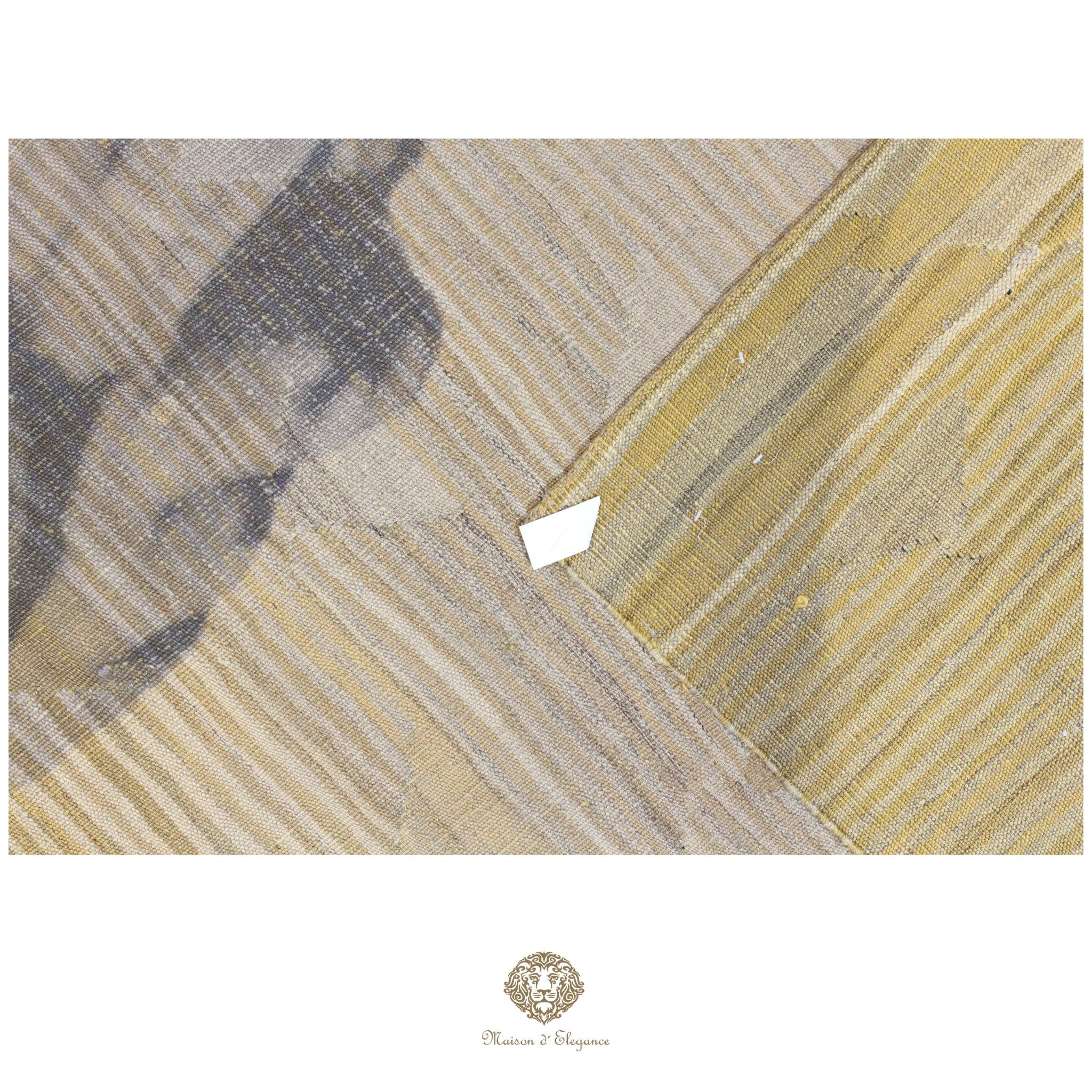 Kilim Persa Avangard Contemporáneo de Lana 169x240 cm | Diseño Pictórico | Maison Alfombra