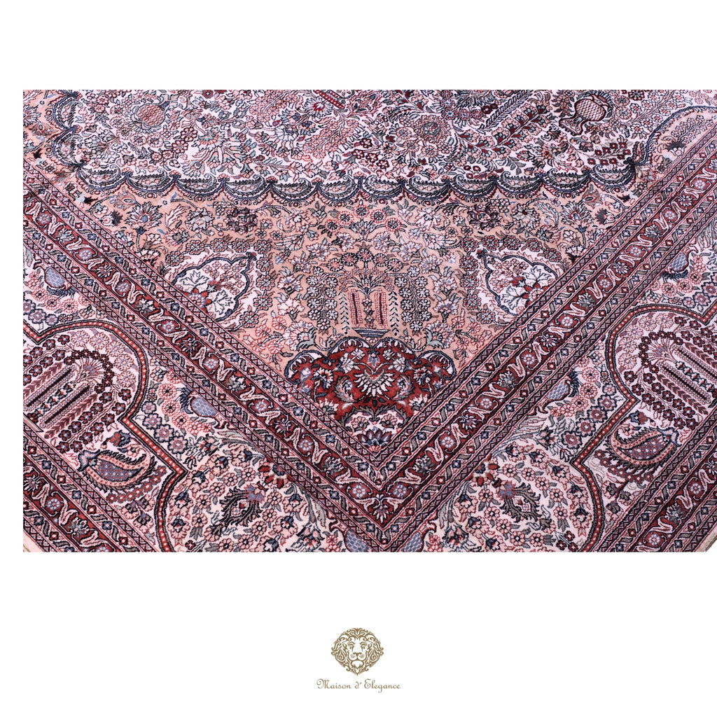 Alfombra china de seda de alta gama, exclusiva, hecha a mano | obra maestra, 310 x 440 cm