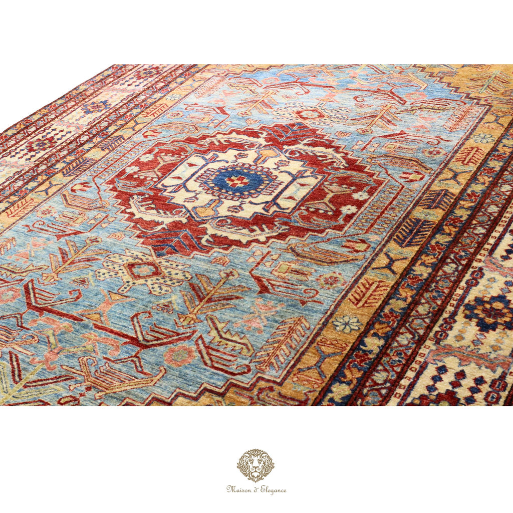 Kasak Fine Wool Rug Medallion Classic Design | Hand-knotted  239 x 335 cm