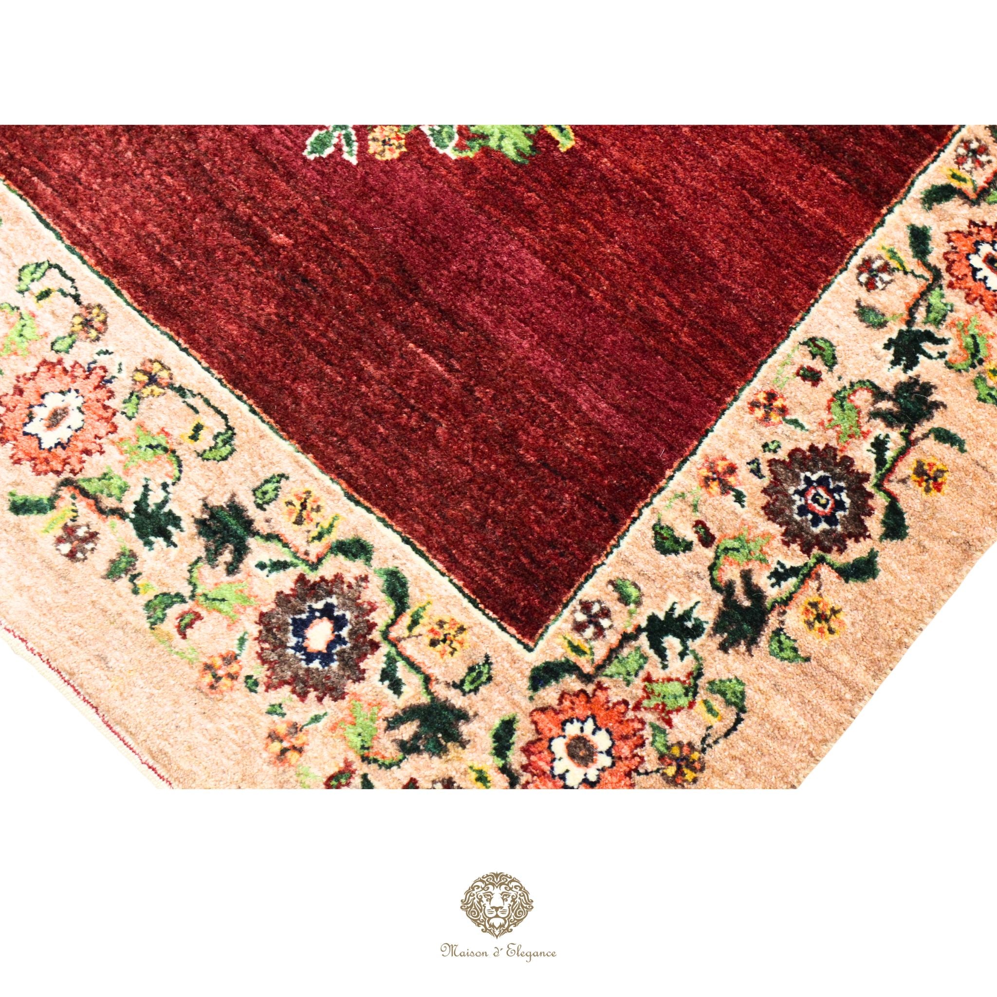 Alfombra Loribaft rojo persa Artesano nómada | Lana Artesanal diseño de ciprés 104x173 cm