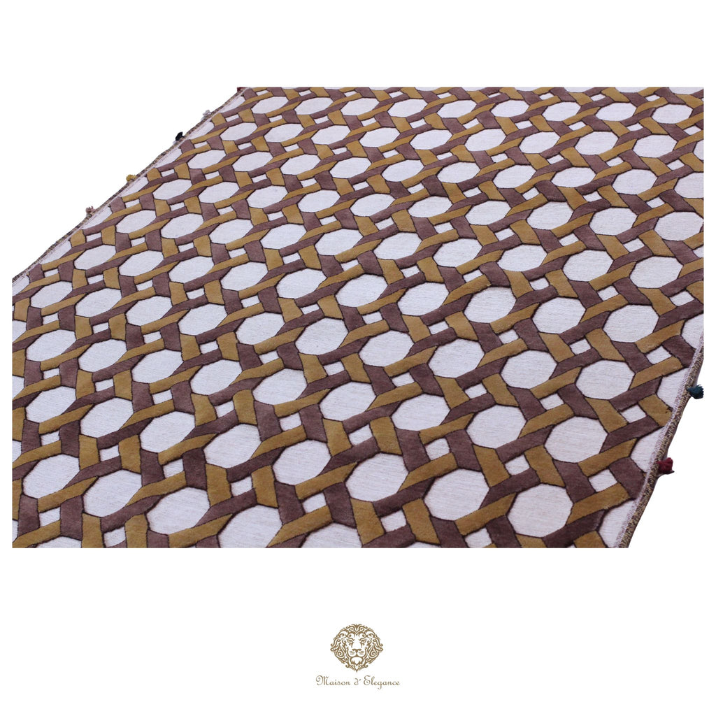Alfombra persa Trible Fine Kashkuli con tintes naturales | Loribaft de lana hecha a mano 174 x 242 cm
