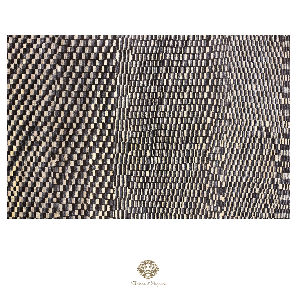 Alfombra persa Kashkuli naturale color tribal | Gabbeh de lana hecha a mano 111 x 183 cm